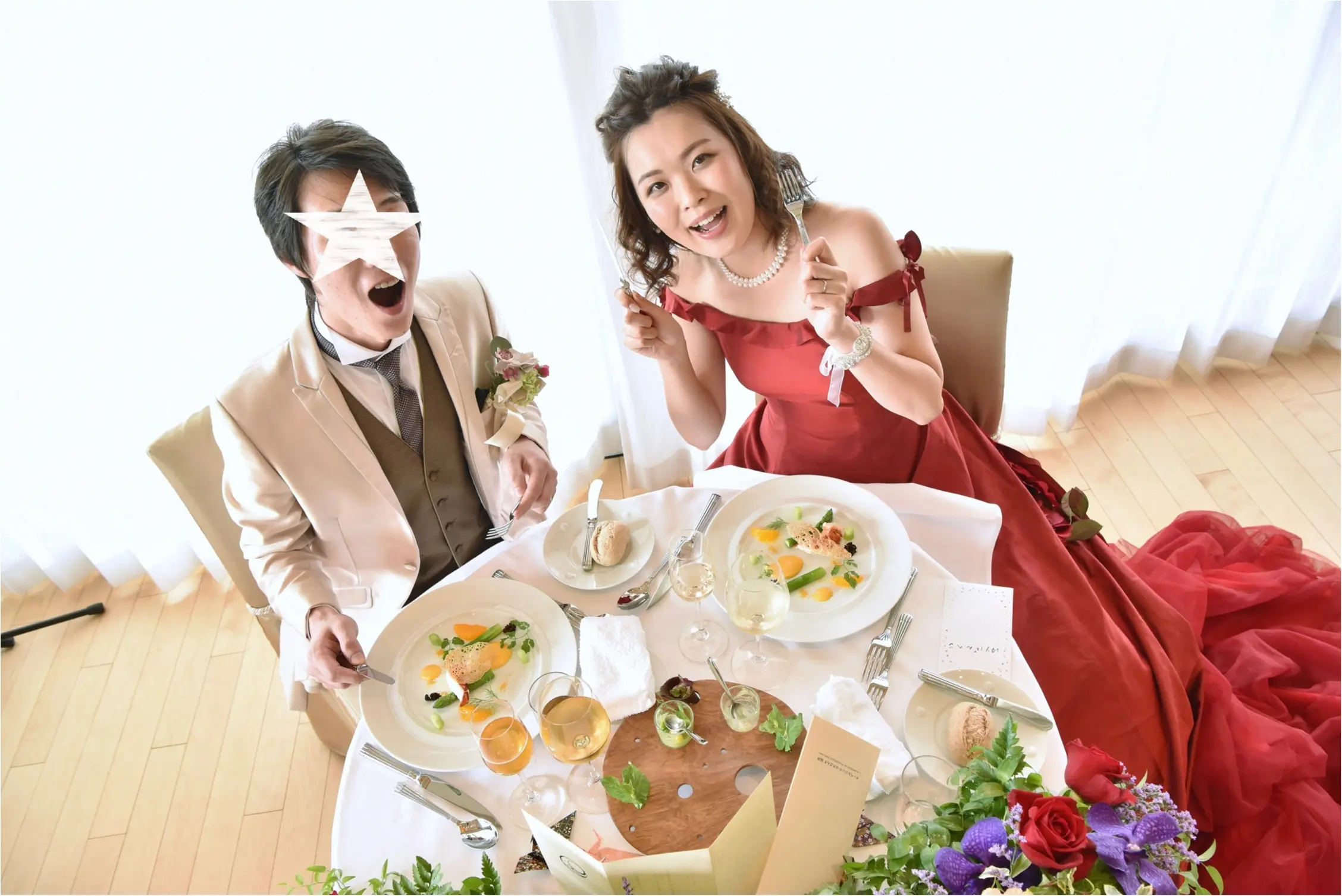 〖ゆりっぺ婚part3〗ここでも≪無し≫にこだわった、家族メインの食事会★「ひらまつ」グループ初めてのオーベルジュで叶えた温かいパーティ♪_5