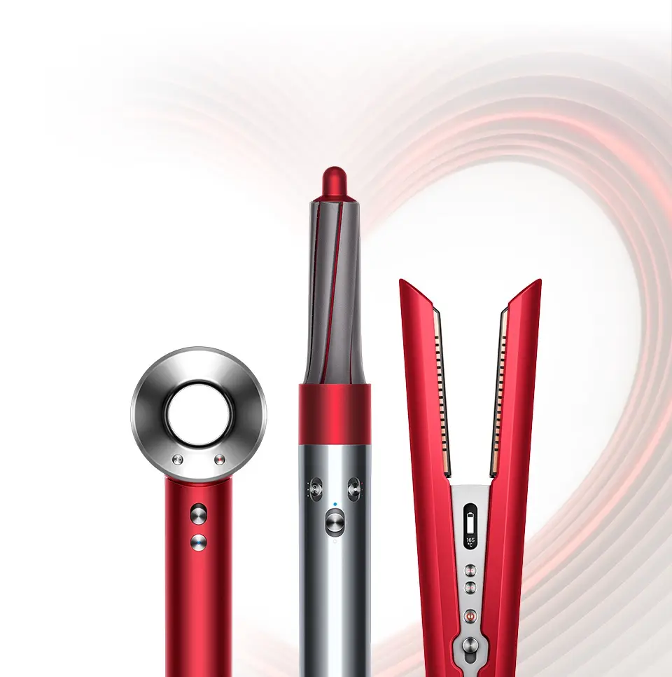 バレンタインシーズンにぴったり。ダイソンのヘアケアアイテムのレッドカラーモデルが数量限定発売中