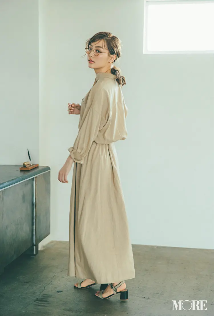内田理央がお手本! お仕事ヘアアレンジは抜け感のある「ニュアンス結び」で女っぽく♡_2