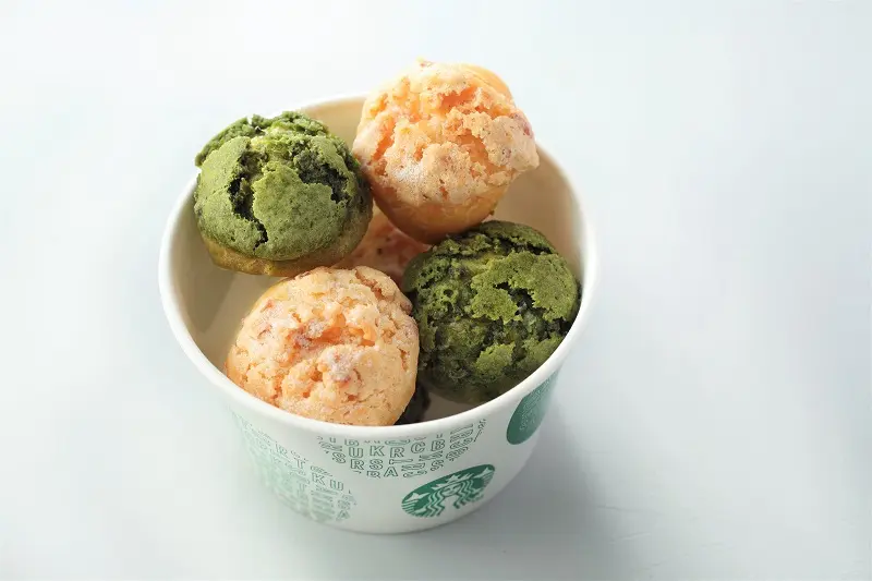スタバ新作スイーツ「シューカップ 抹茶クリーム＆ホワイトチョコナッツ」