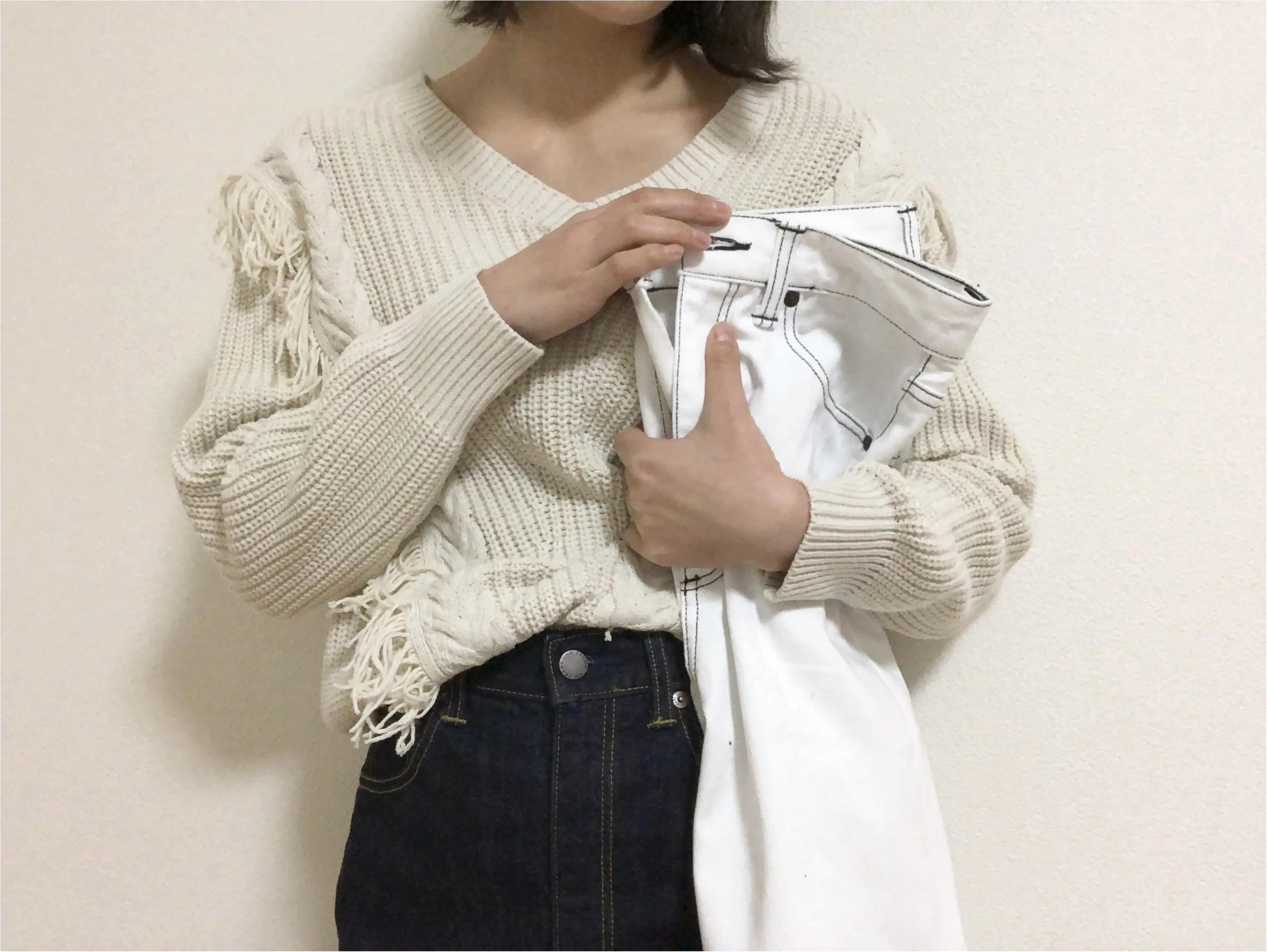 冬の買い足しアイテムに☆【GU】Instagramで話題の《ハイウエストストレートジーンズ》早速ゲット〜!_4