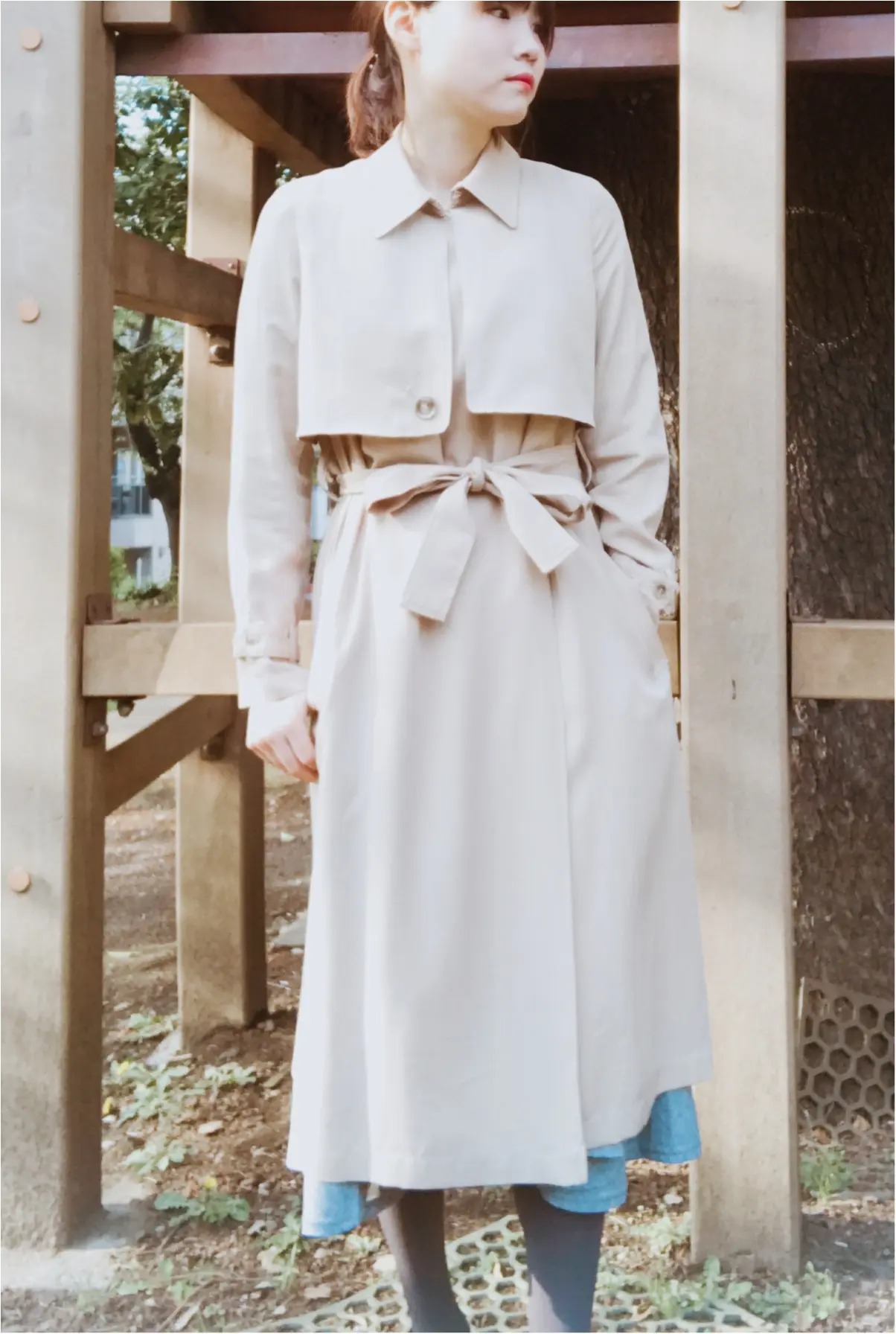 …ஐ 【トレンチコート買いました‧⁺】高身長さんには、長丈細みを一枚でクラシック可愛く♡良いものを安く買う意外と知らない秘訣も教えちゃう!! ஐ¨_1