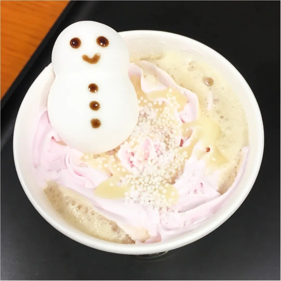 雪だるまにほっこり♡ タリーズより《 スノーマンラテ 》が冬限定で発売中♪_2