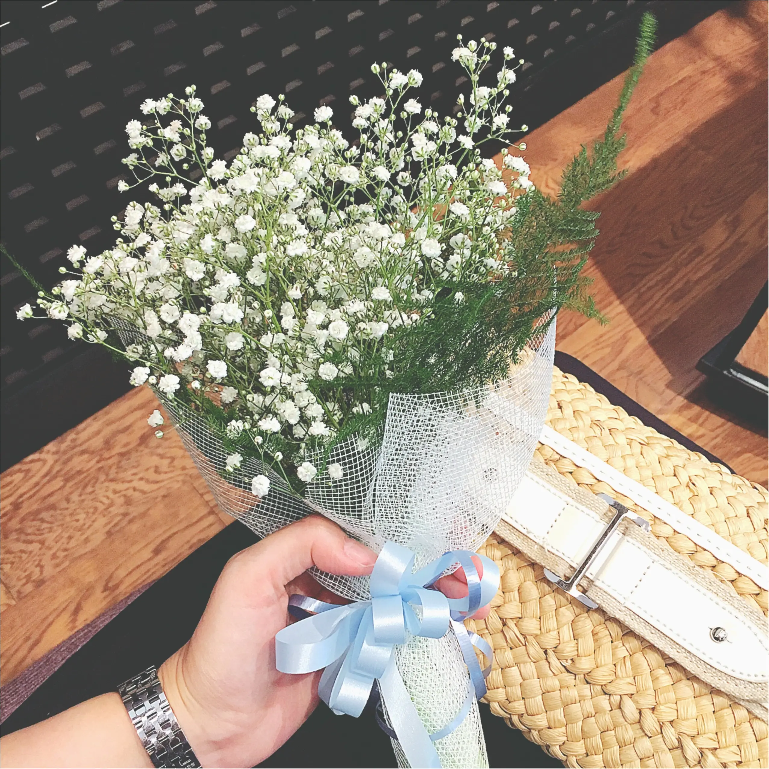▶︎▷wedding♡二次会幹事!前回作成したペーパーファンを使って飾り付け♪レポ_3