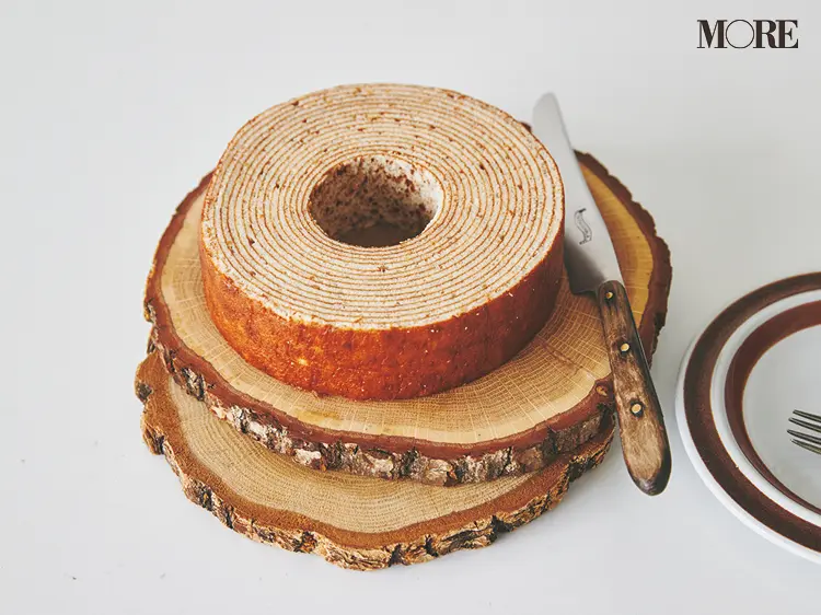 群馬県のおすすめお取り寄せグルメ「BAUMEN BROTHERS」のバウムクーヘン、実物