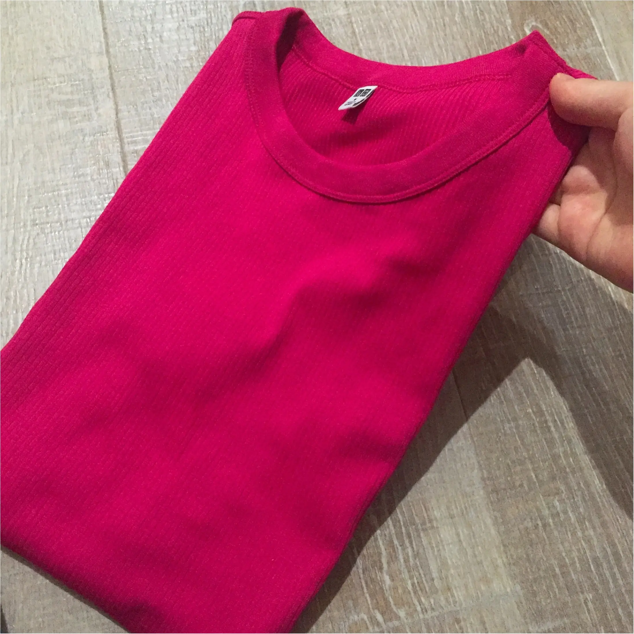 【ユニクロ】プチプラ祭り!全身コーデ¥2670のお買い物レポ♡クルーネックT/デニムジョガーパンツ/パンプス_2