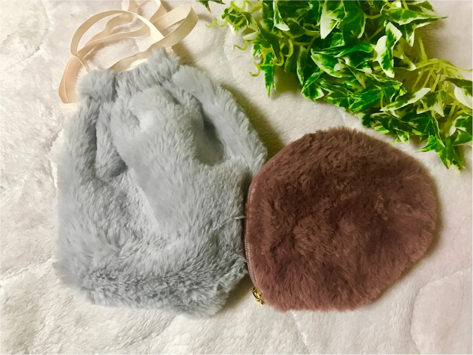 【ダイソー】100均ヒット商品★冬までにGETして!ふわもこ《ファー巾着》が大人可愛い♡_3