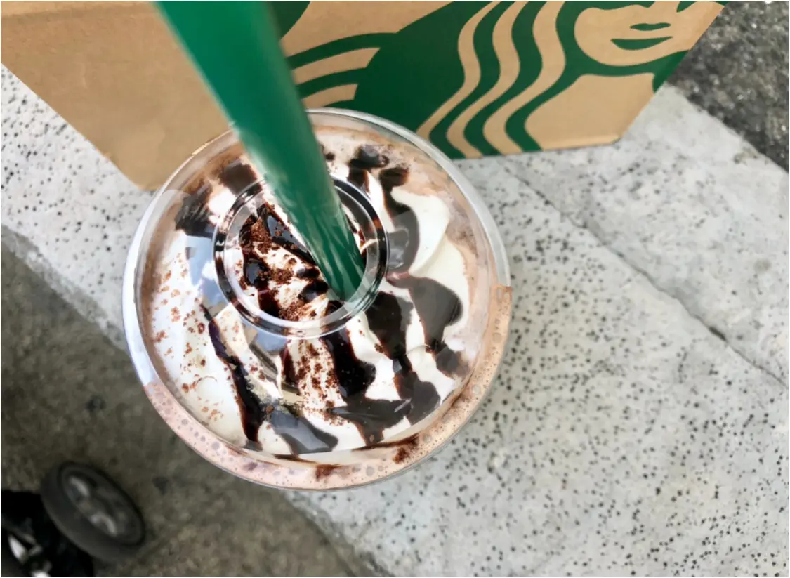 【スタバ】今日から限定!ゲリラ発売❤️《 #チョコレートベリーマッチフラペチーノ》は夏にぴったりのおいしさ!_1