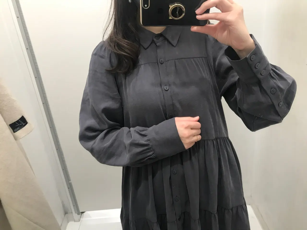 【ZARA】今から春まで着回せる! おすすめのトレンド服《ティアードシャツ》★_3