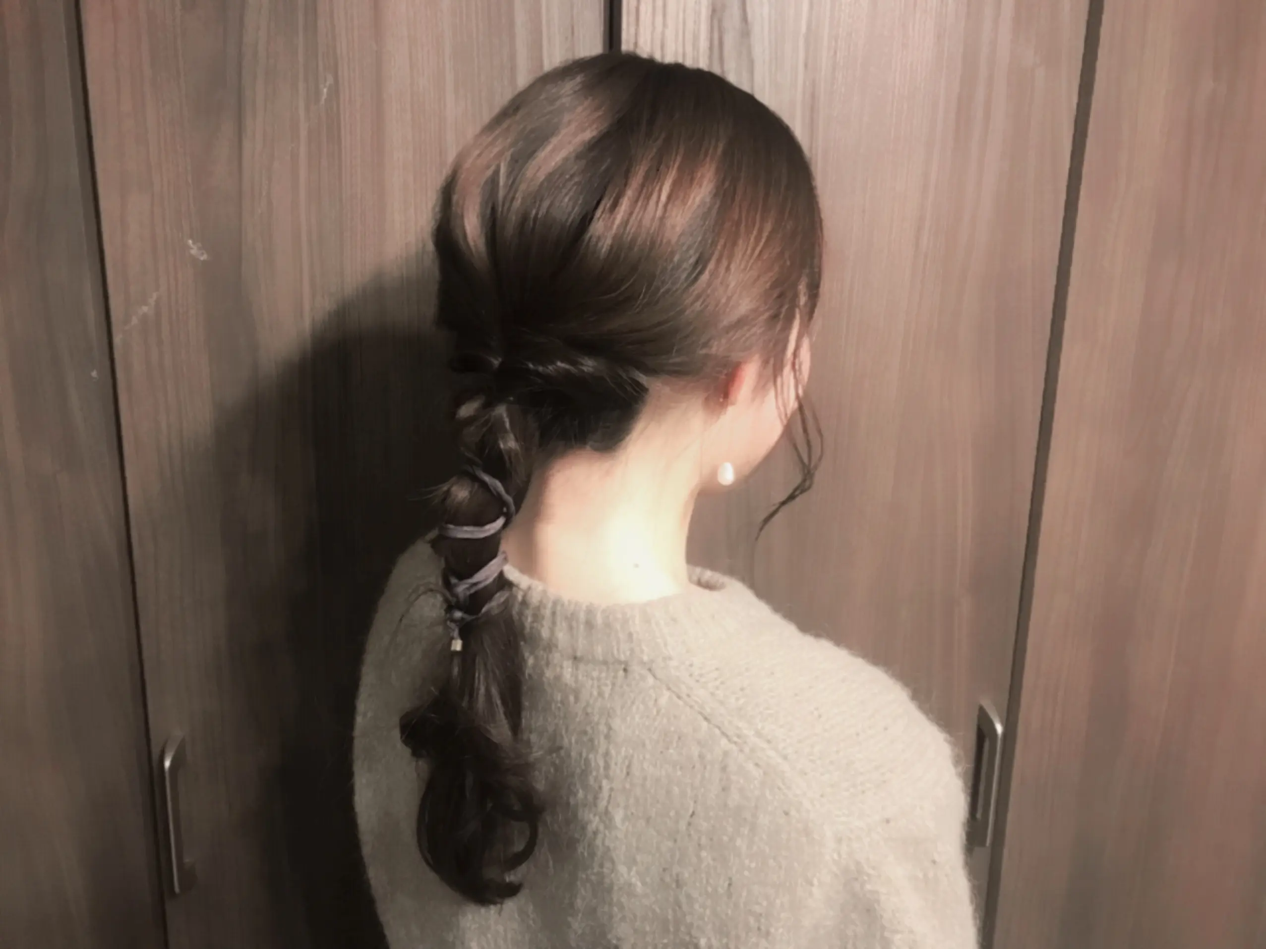 プチプラ《ワイヤーリボン》で作る【簡単!時短!】ヘアアレンジ✳︎_5