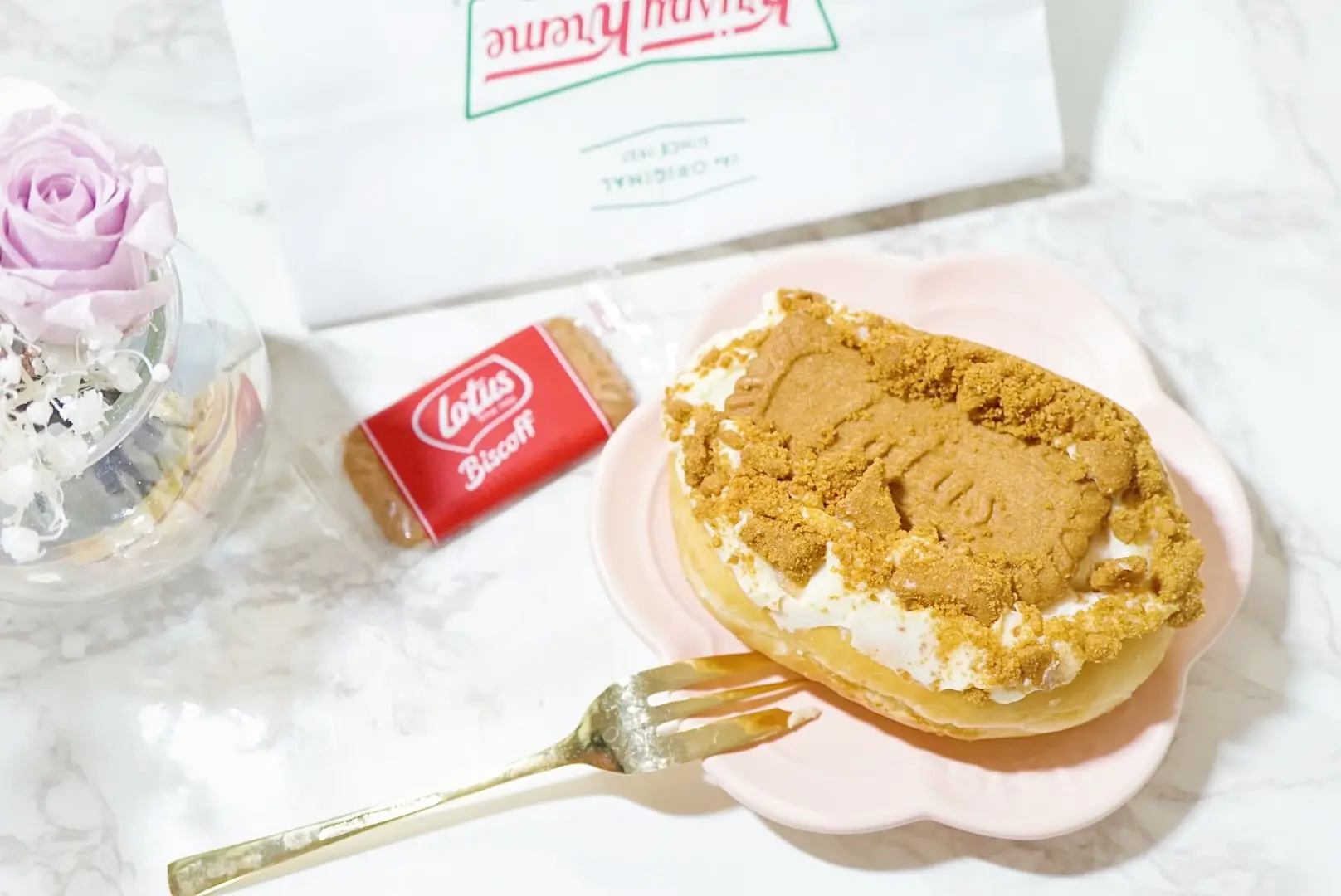 美味しすぎー♡krispy kreme × lotus_4