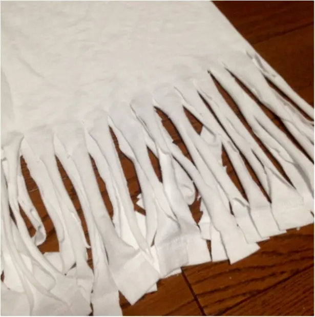 【DIY】人気のHanesTシャツを、自分サイズに♡かつ今年っぽくアレンジ♪( ´θ`)ノ_3
