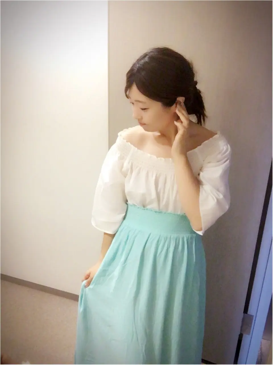 オフショルを活用しよう。休日はビーチスタイル♡最近買ったお気に入りリングbyじゅな_2