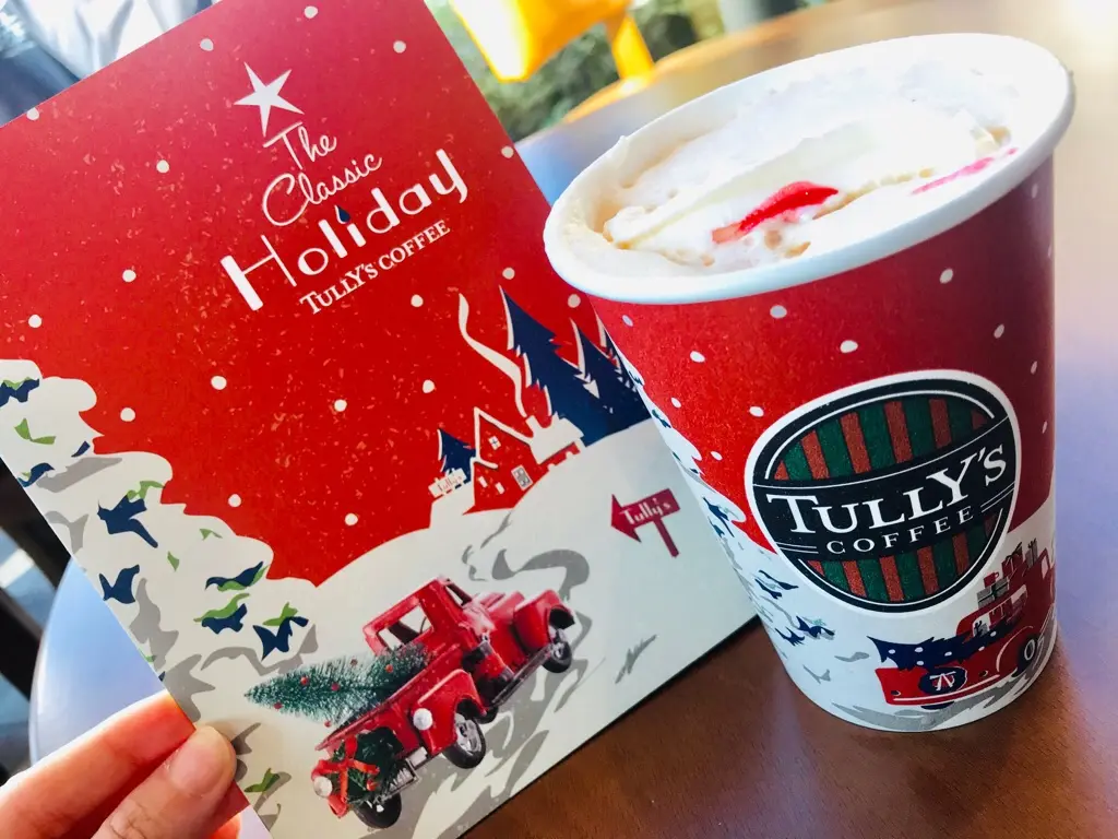 【タリーズ】英国風クリスマスドリンク★《ピーチメルバ ロイヤルミルクティー》はホットがおすすめ♡_1