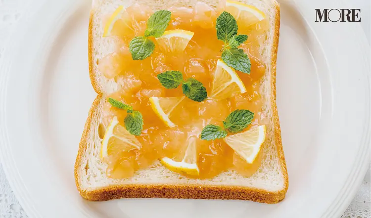 りんごバタージャムで作るsweetな映えレシピ 食パンに塗って レモンとミントをのせた簡単アレンジ ライフスタイル最新情報 Daily More