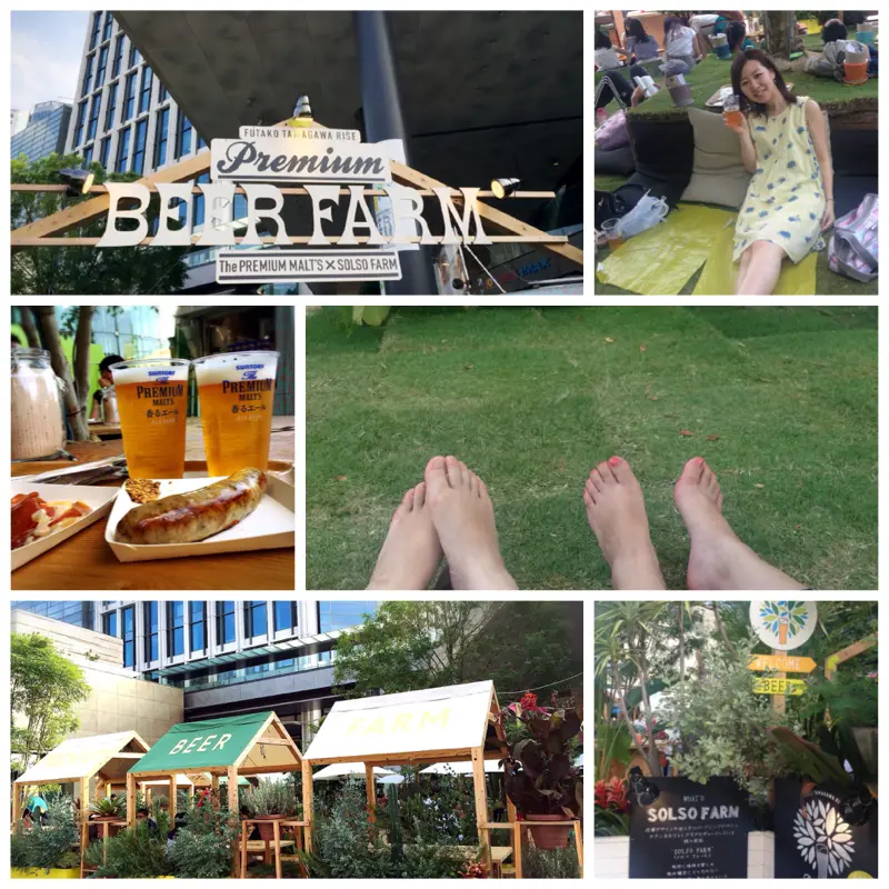 海外のような雰囲気♡芝生でくつろぎながらビールのもー\(^o^)/【二子玉川8月まで!】_13