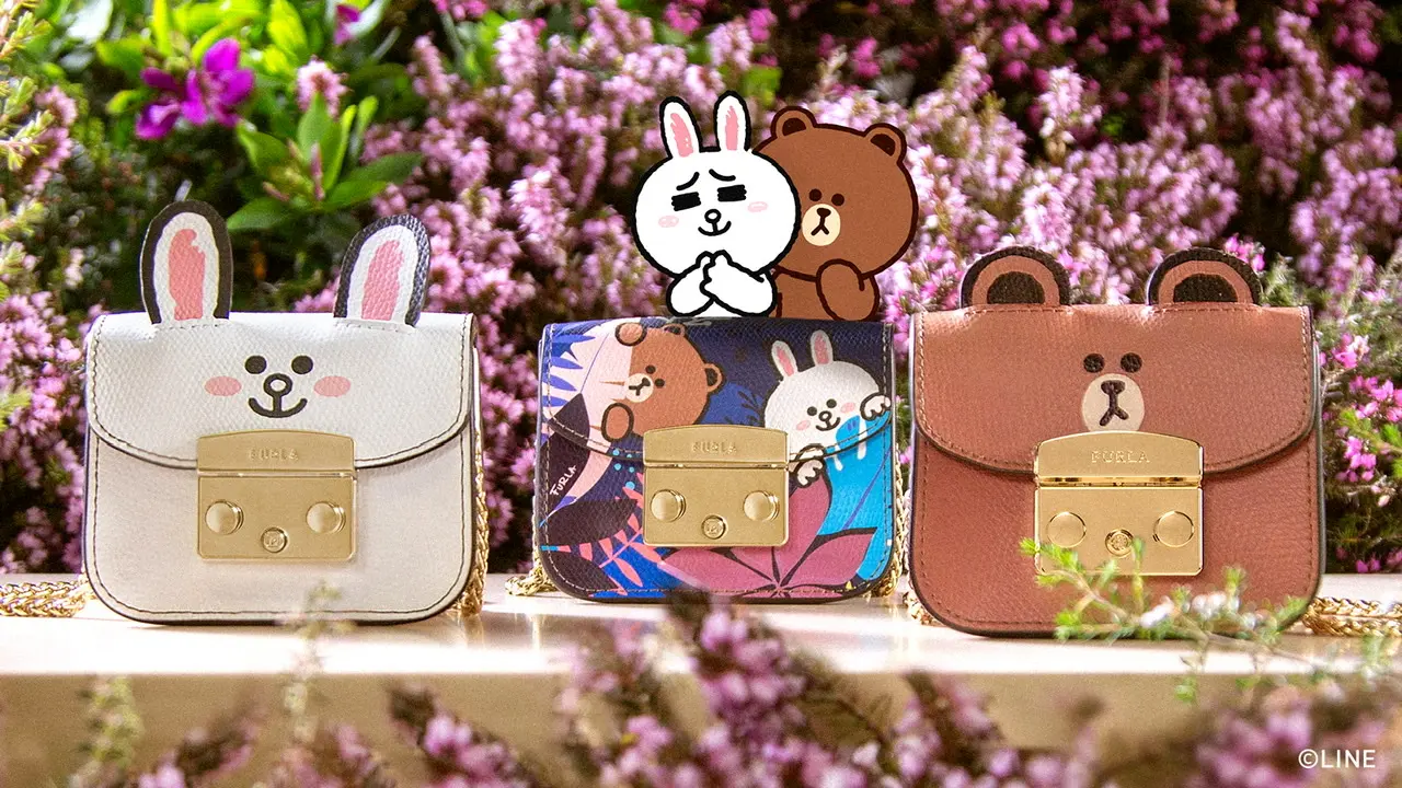 フルラのLINE FRIENDSコレクション「メトロポリス」