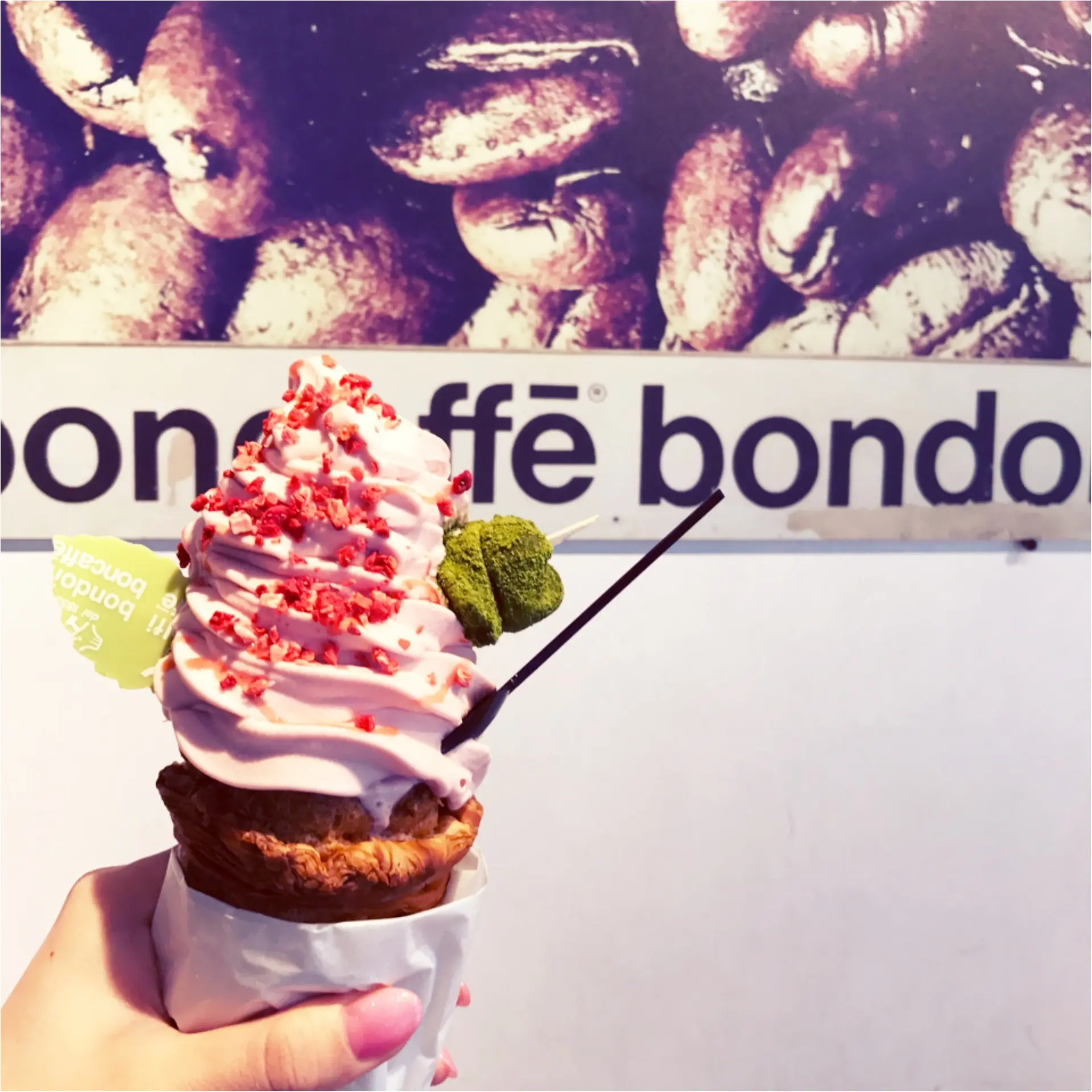 ★この時期オススメ、桜スイーツ♡ピンクな見た目がCUTEなソフトクリームは『bondolfi boncaffe』で楽しみましょう★_3