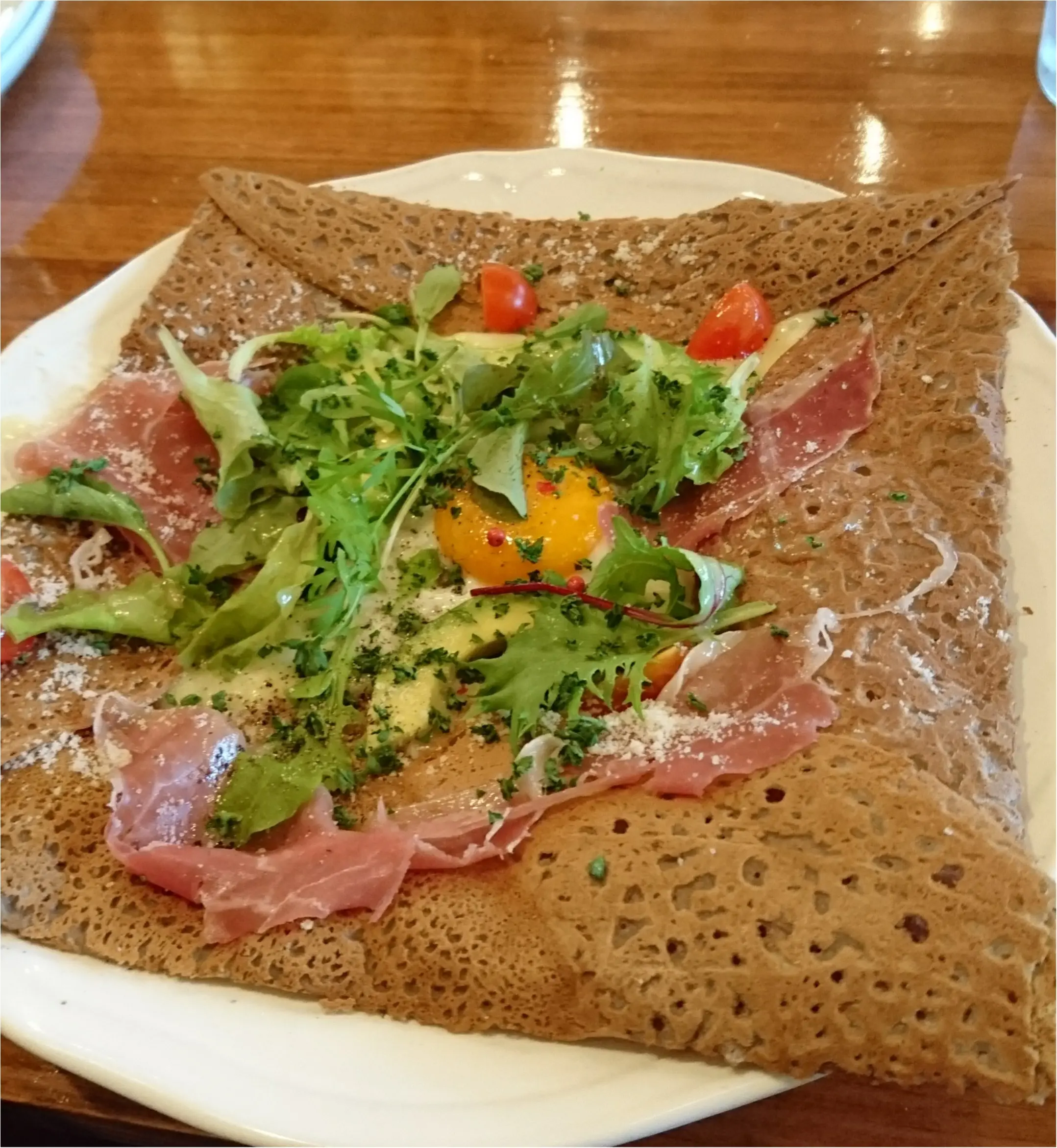 【ランチ】地元秋田にこんなにかわいいガレットのお店がありました(*´ω`*)_3