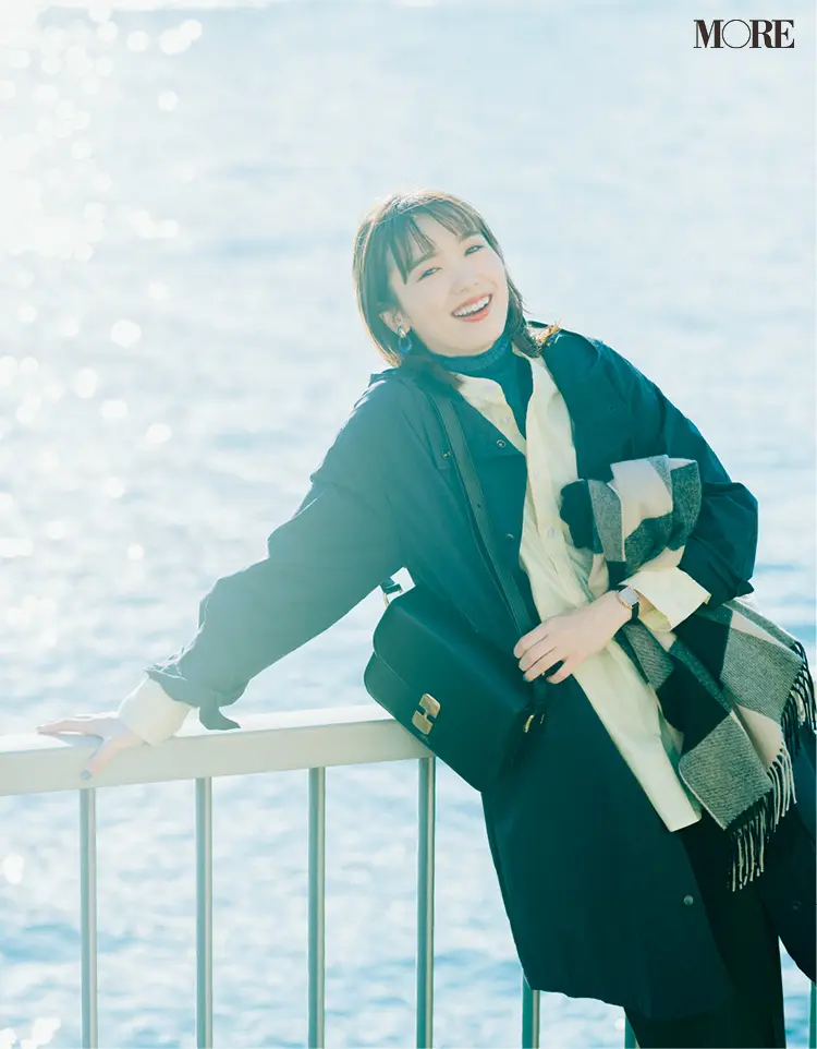 実は寒さ対策もばっちり! 飯豊まりえ主演『フレンチシックな愛されコーデ』着回し10日目_1