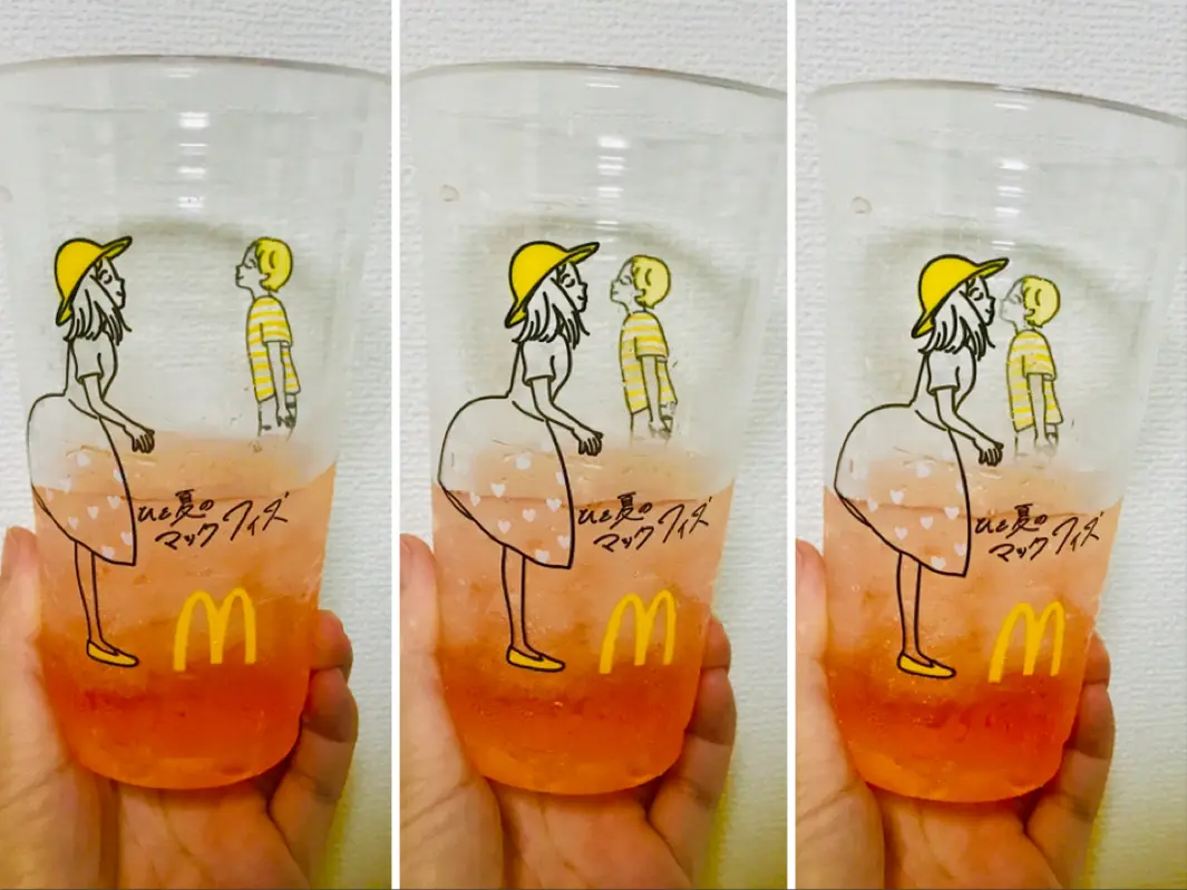 【ひと夏のマックフィズ】撮って楽しい特別カップが話題!カップを透かすと◯◯デザインに♡_3