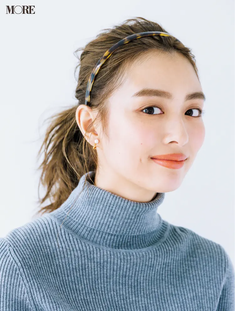 内田理央がお手本 Gu のシンプルニットを格上げする簡単ヘアアレンジ ミディアムやボブの人に ヘアワックスやスプレーのおすすめも ビューティ コスメ メイク ヘア ダイエット Daily More