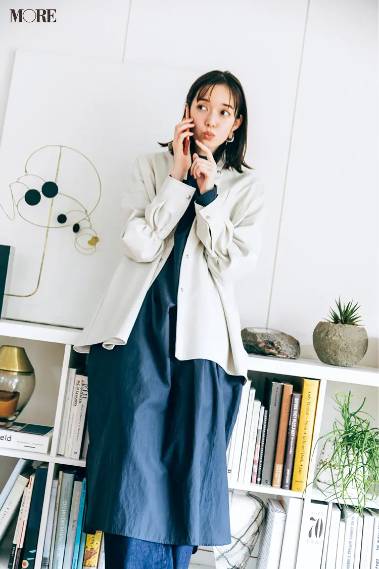 新しい出会いの予感!? 佐藤栞里主演「全気温対応コーデ」着回し20日目_1