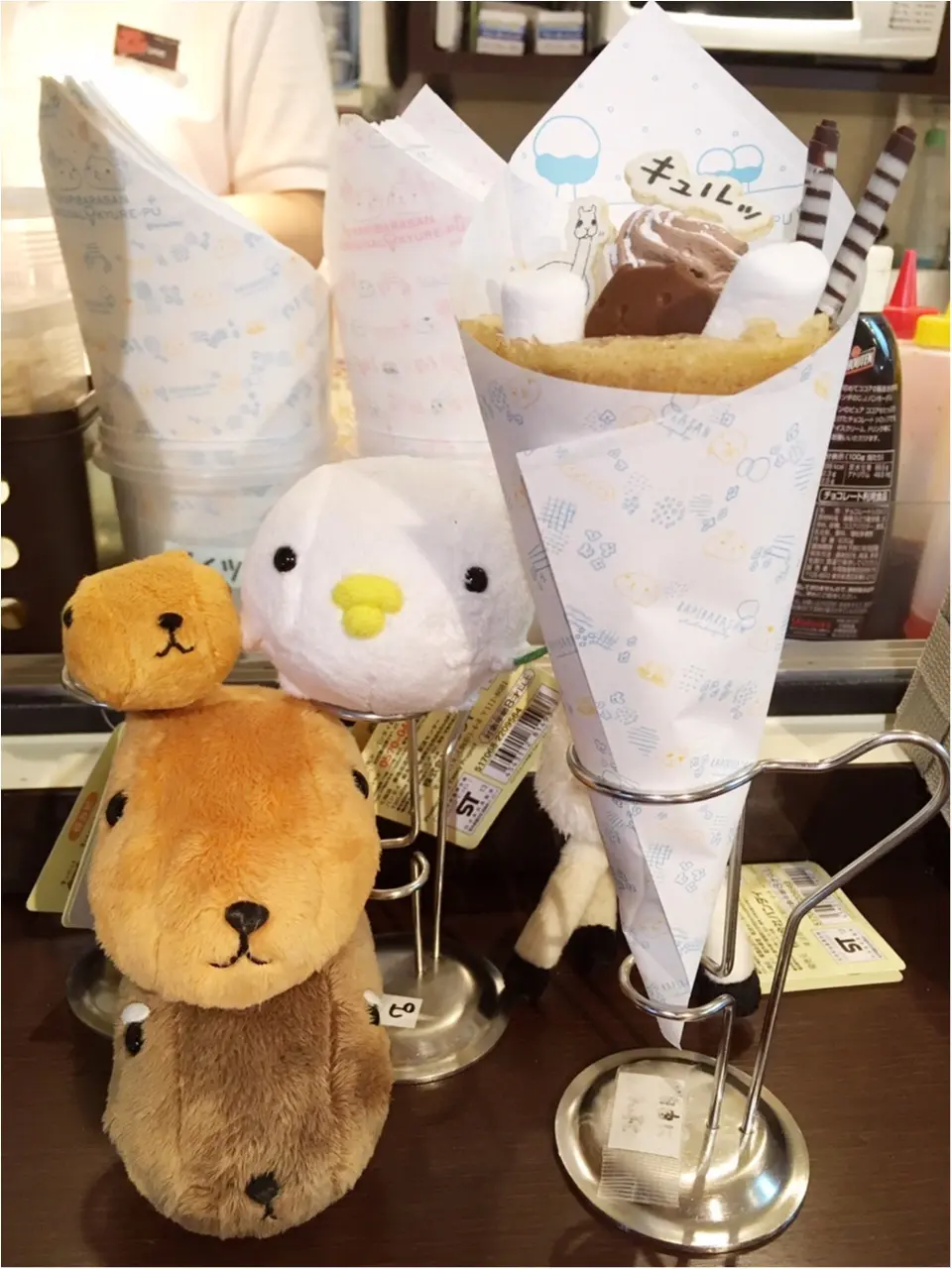 カピバラさんコラボクレープ屋さんが登場♡♡♡あまりの可愛さに…_7