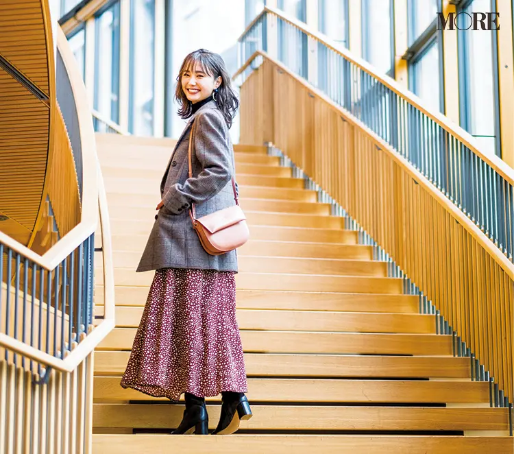 「同窓会であの人に声をかけられた♡」鈴木友菜主演・着回し連載『柄アイテムが必要だ。』12日目_1