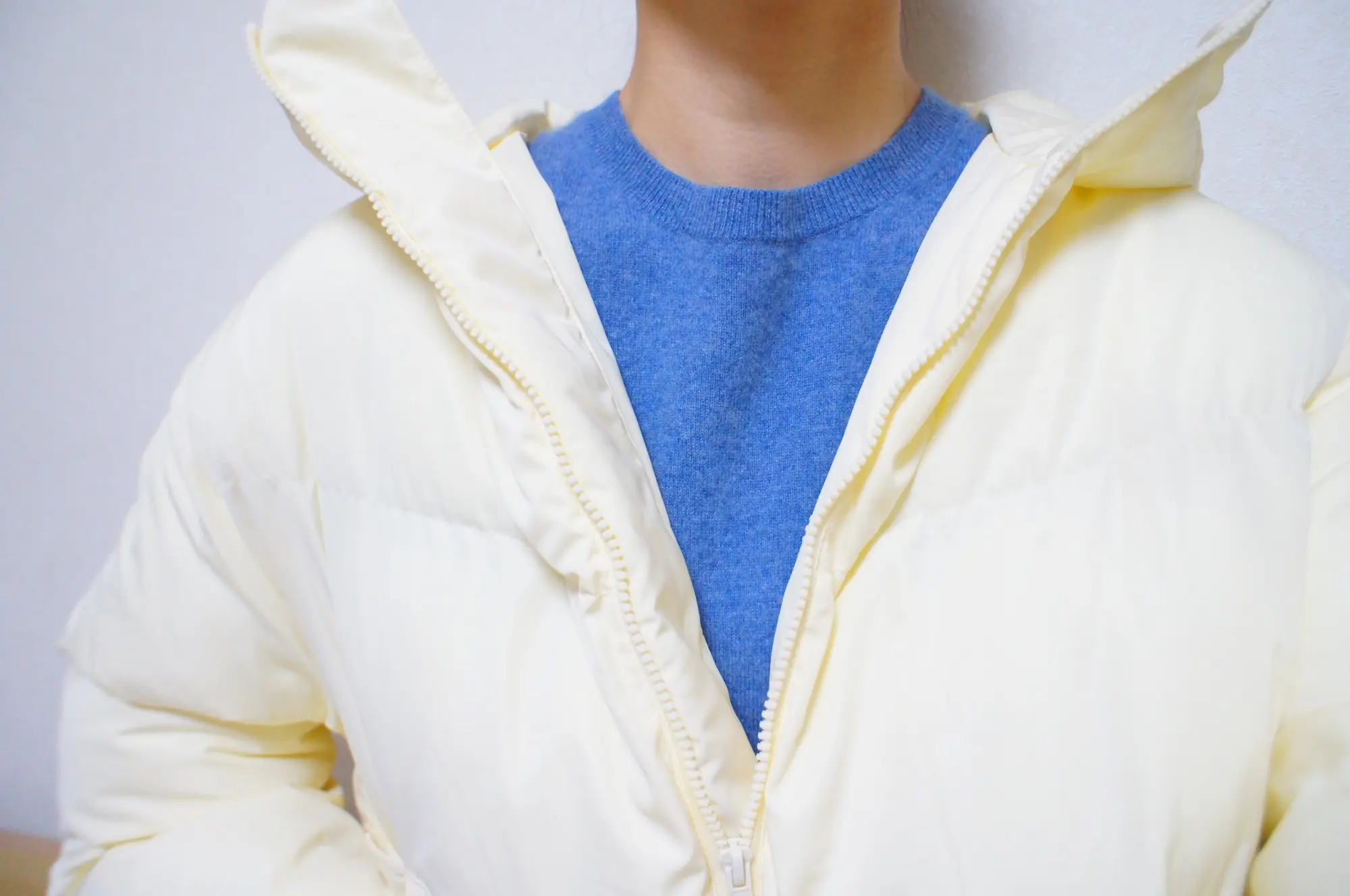 《極寒の日に着たい!》驚愕プライス❤️¥990+税【GU】春色ダウンであったかコーデ☻_3