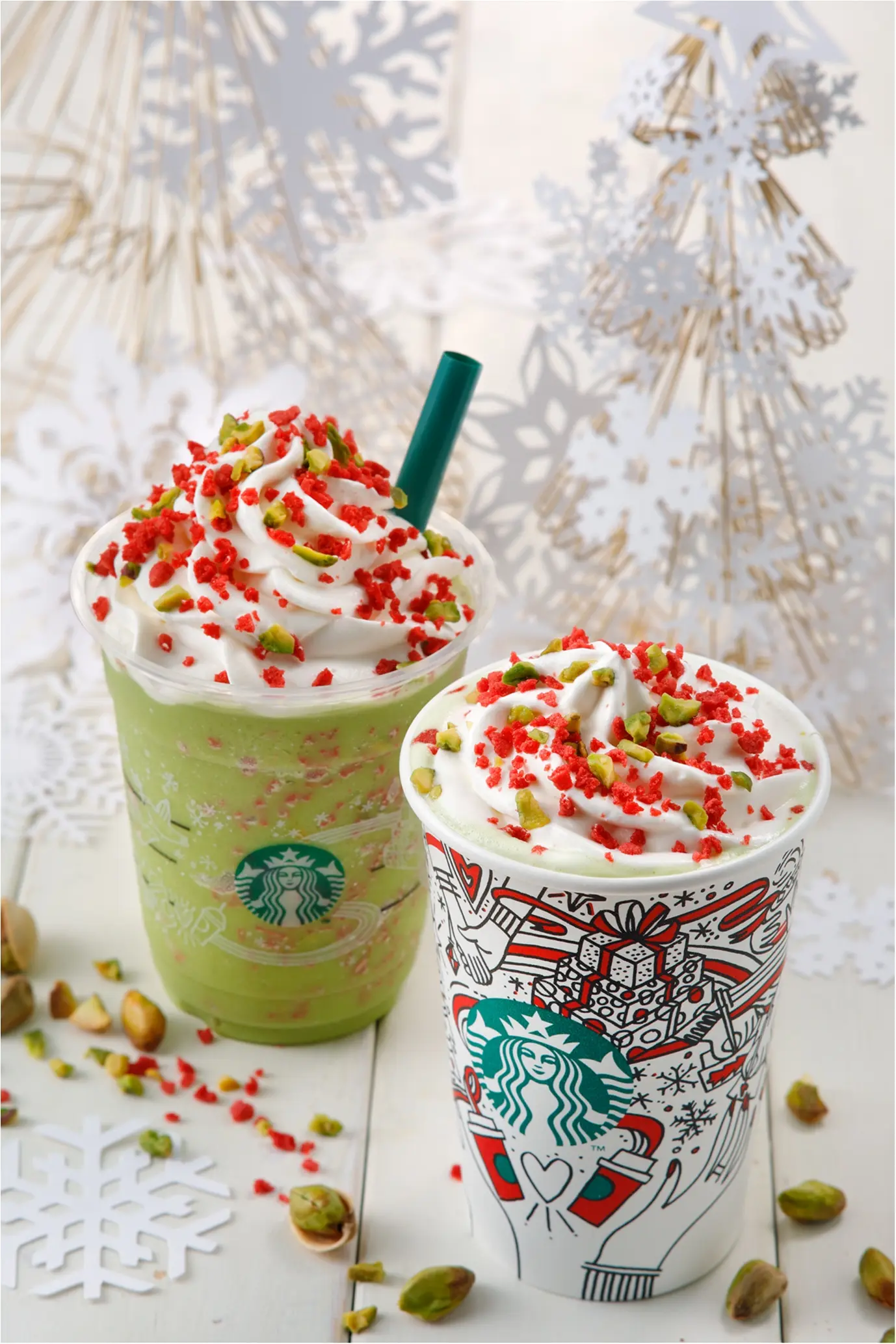 『スターバックス』から早くもホリデー第2弾☆ お次はピスタチオが主役です!【11/22(水)発売】_1