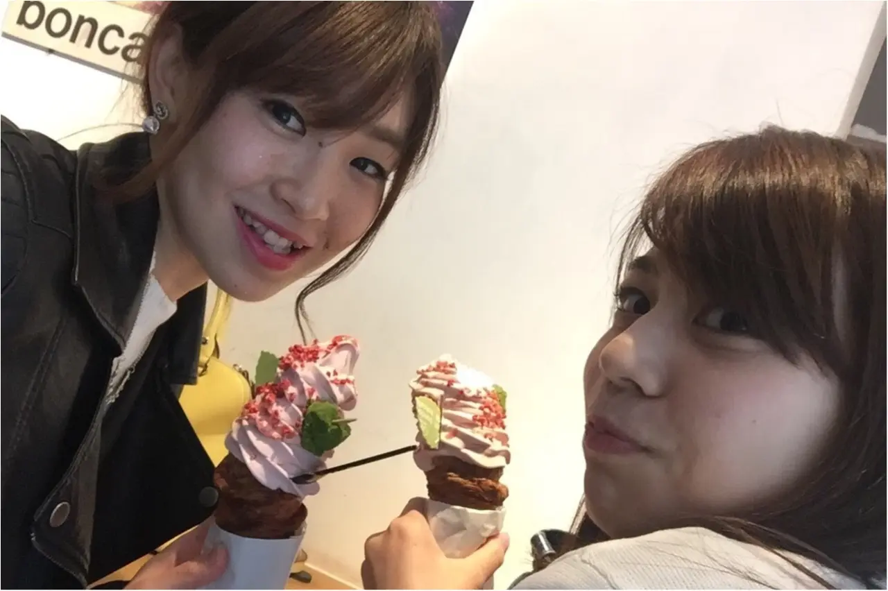 ★この時期オススメ、桜スイーツ♡ピンクな見た目がCUTEなソフトクリームは『bondolfi boncaffe』で楽しみましょう★_5