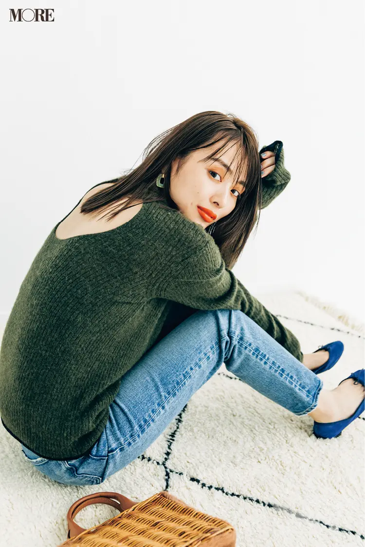 【内田理央&逢沢りな】の推しニットは“体がきれいに見える”かどうかで選ぶ♡ 色にもこだわりが!_1