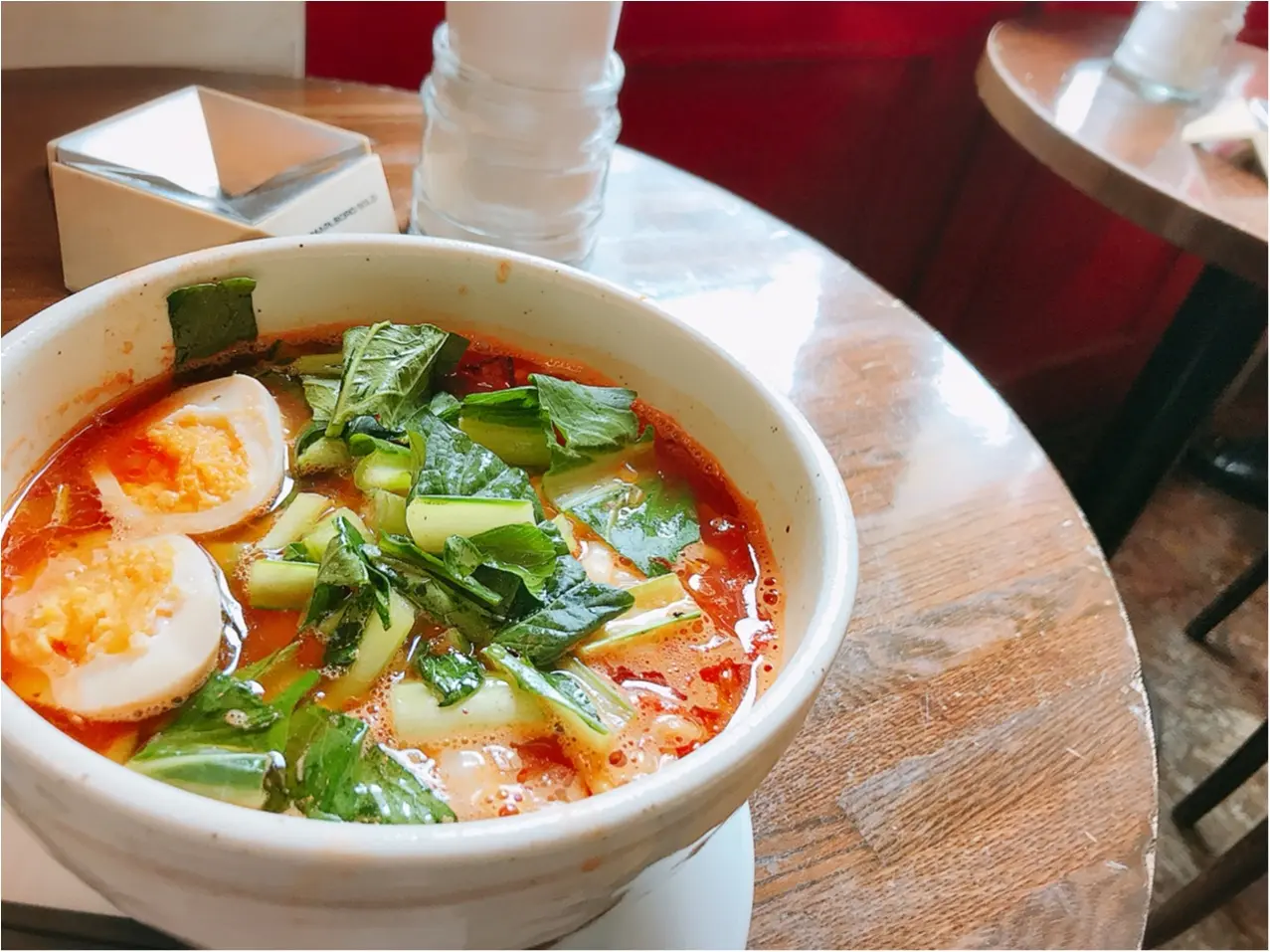 銀座のおしゃカフェでラーメン!?【Pour cafe】のトマトラーメンが絶品♡_3