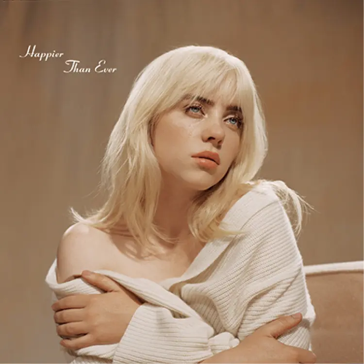 ビリー・アイリッシュのアルバム『Happier Than Ever』ジャケ写