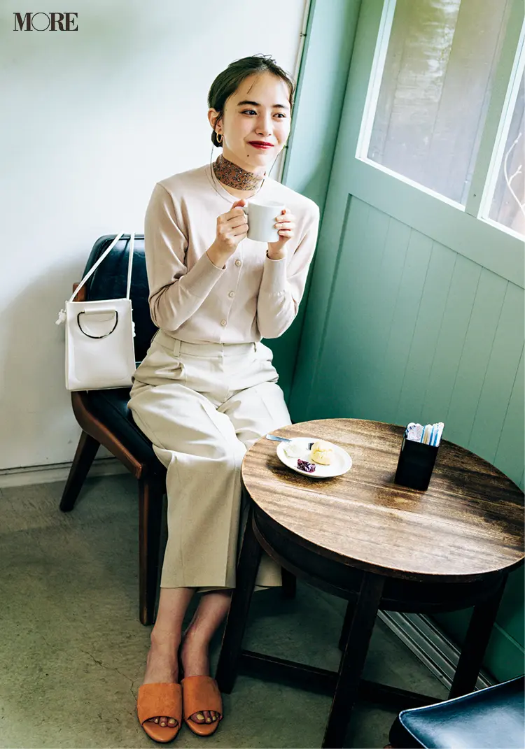 パンダに報告したくてウズウズ♡ 井桁弘恵主演『毎日コスパで愛されシンプル』着回し連載13日目_1