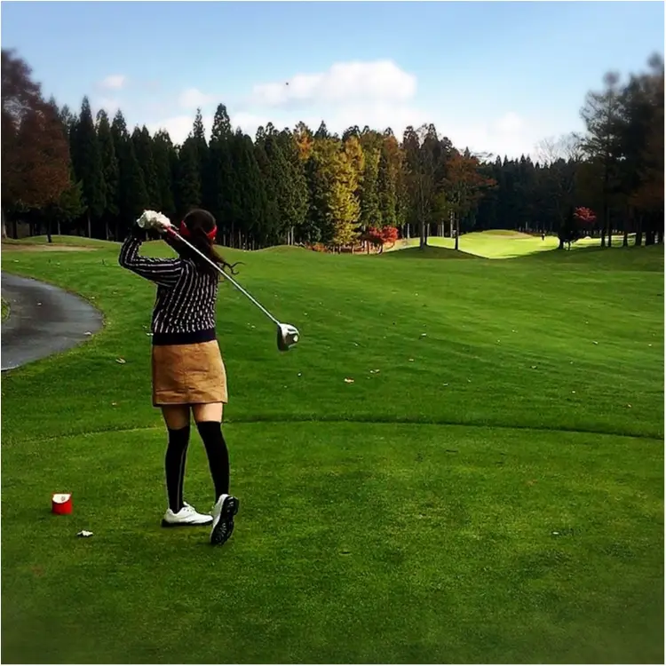 【GOLF】ゴルフでファッションを楽しむ♡秋晴れの中ラウンドしてきました!_4