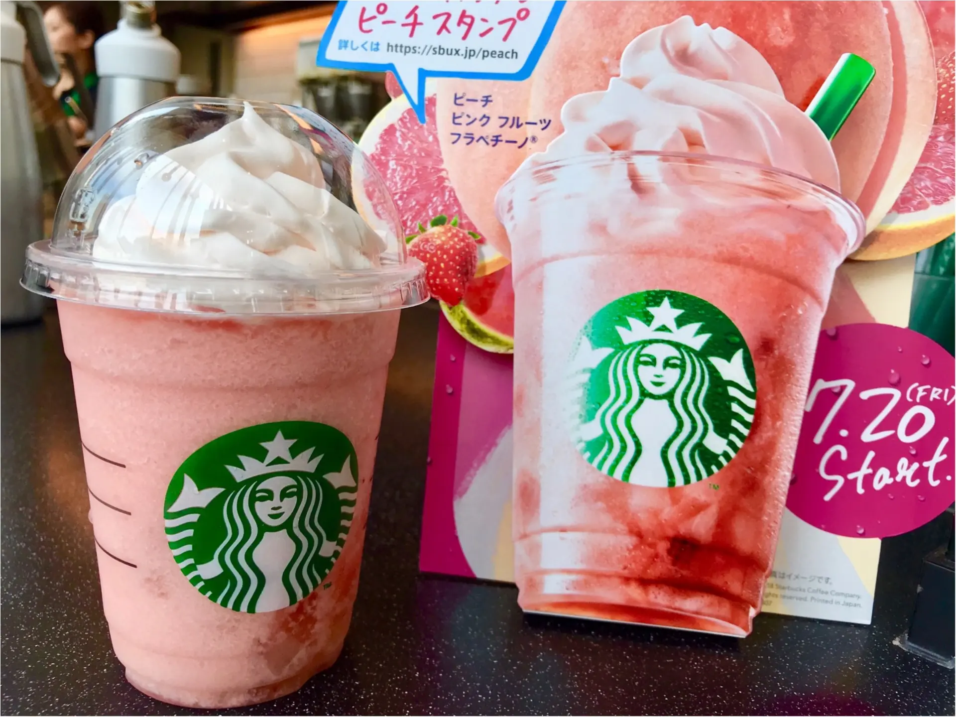 スタバ新作 奇跡的なカロリーの低さ 桃づくしのフラペチーノがたまらない逸品 Moreインフルエンサーズブログ Daily More