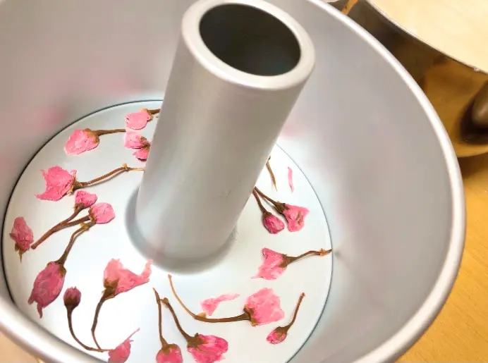 【♡シフォンケーキ♡】桜の塩漬けで春にぴったりアレンジ♪_2