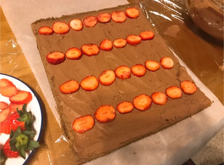 【#手作りクリスマスケーキ】簡単!ブッシュドノエルの作り方♡_5