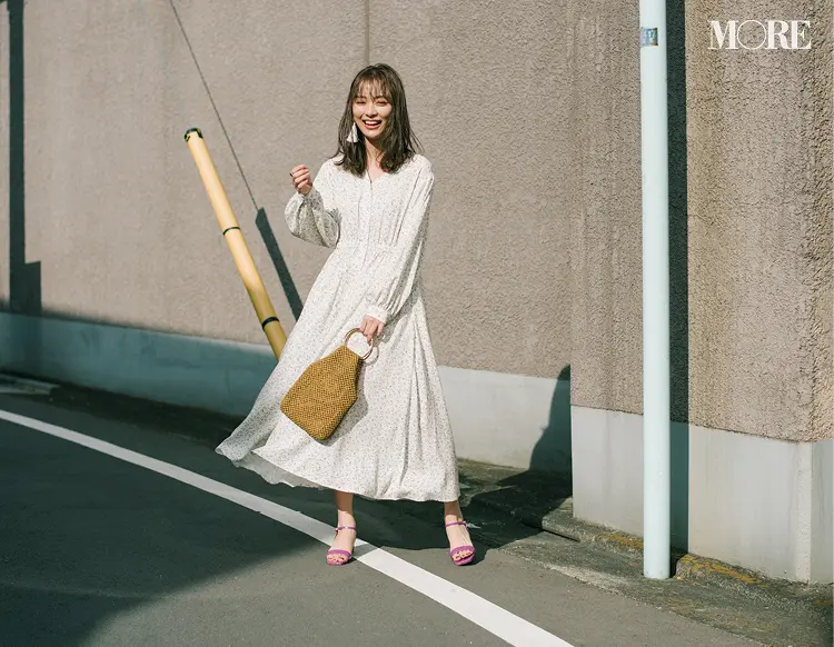 “何かある日”に着たい♡ やっぱり特別な「淡色の花柄ワンピース」を2月に着こなすには?_1