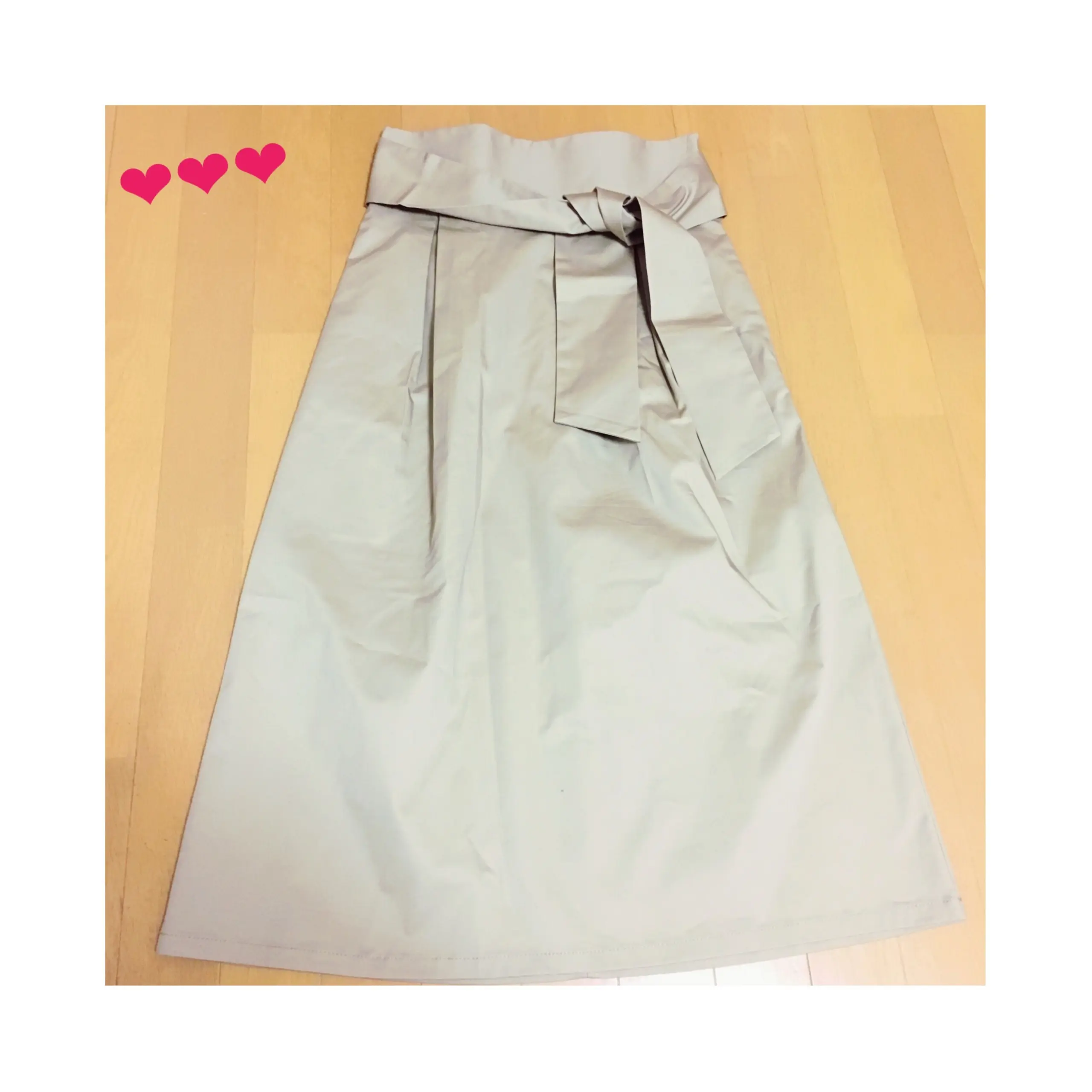 《今買って春まで使える★》【GU】の春のマストバイitem❤️チノベルト付きハイウエストスカート¥1,990+税が優秀です✌︎❤︎_1