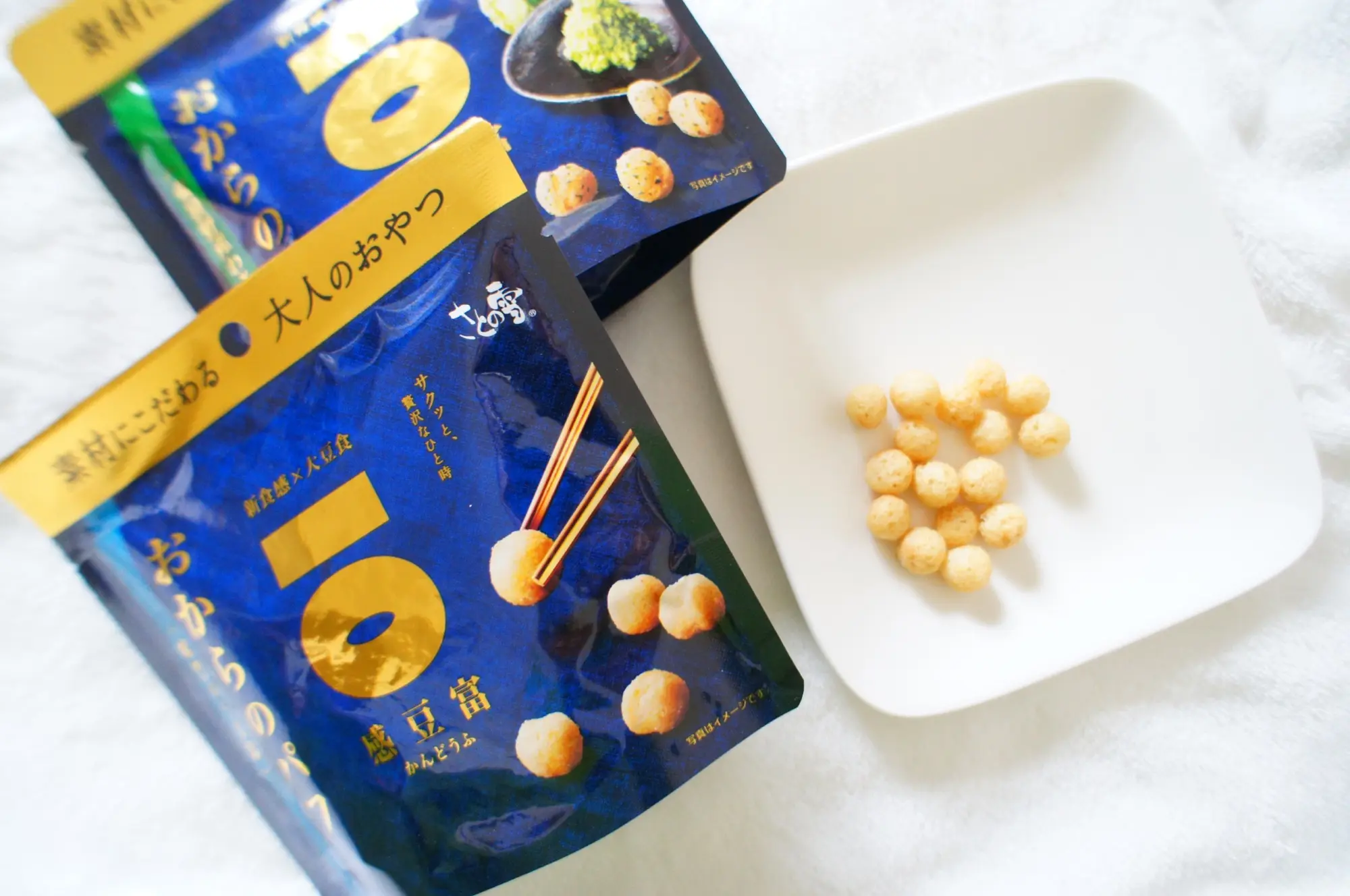 《ヘルシーおやつ❤️》低カロリーで低糖質!【感豆富(かんどうふ)】の大豆のプリン・おからのパフにハマり中☻_5