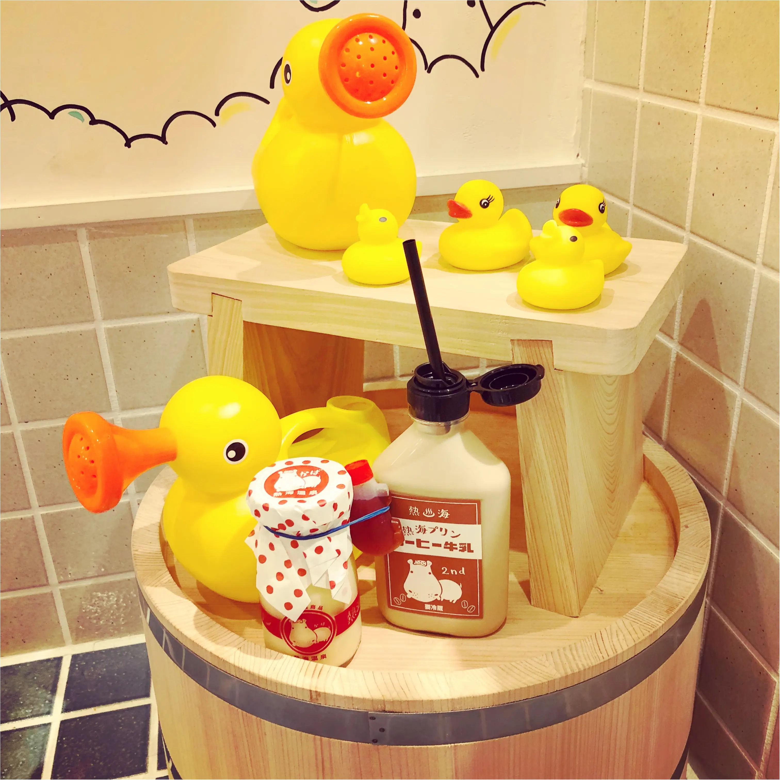 まるで銭湯?!フォトジェニックすぎる!"熱海プリン カフェ2nd"へ行ってきました♡_1