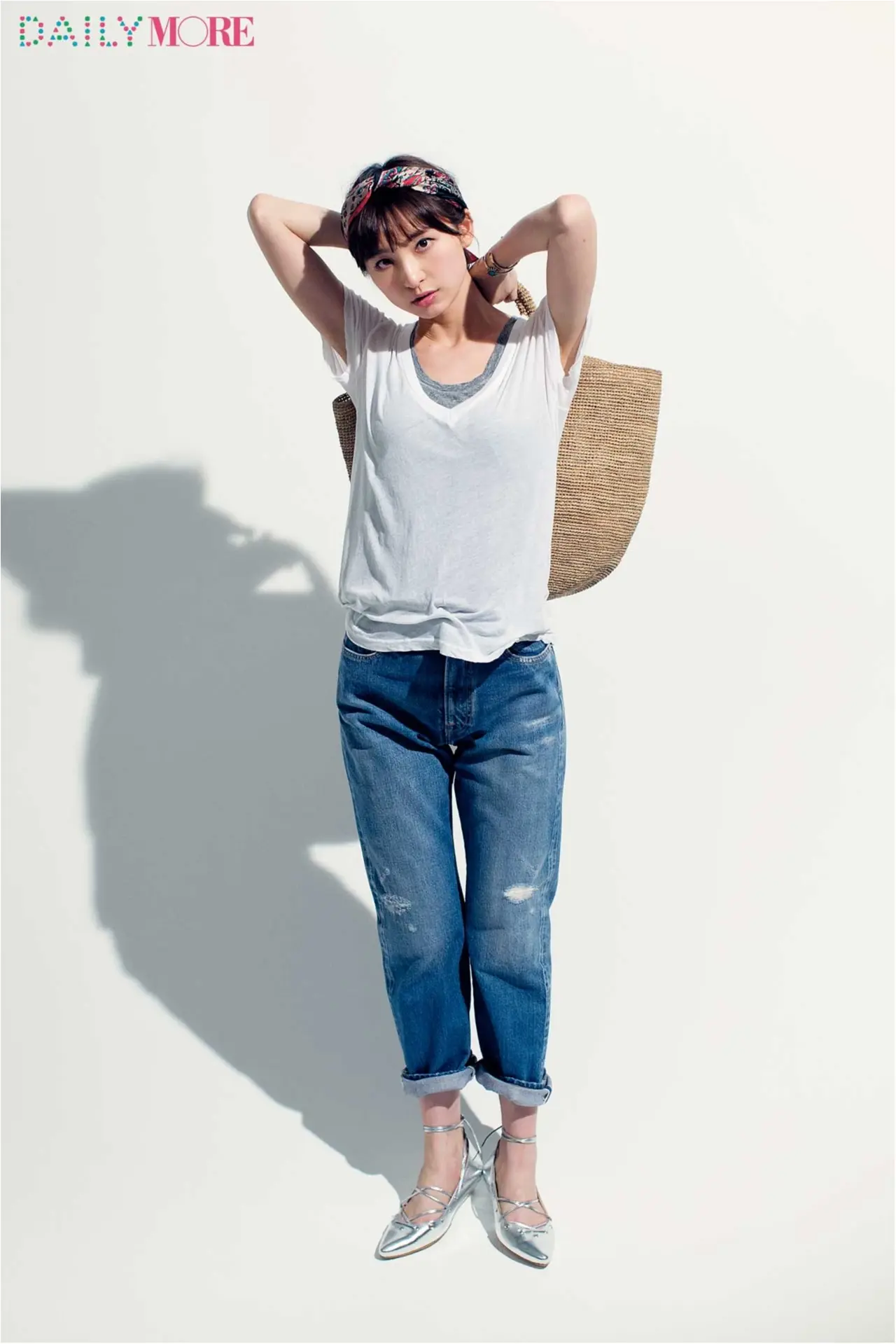 篠田麻里子がこだわる白Tシャツ講座!【ジェームス パース&モンローの薄ゆるT編】_4