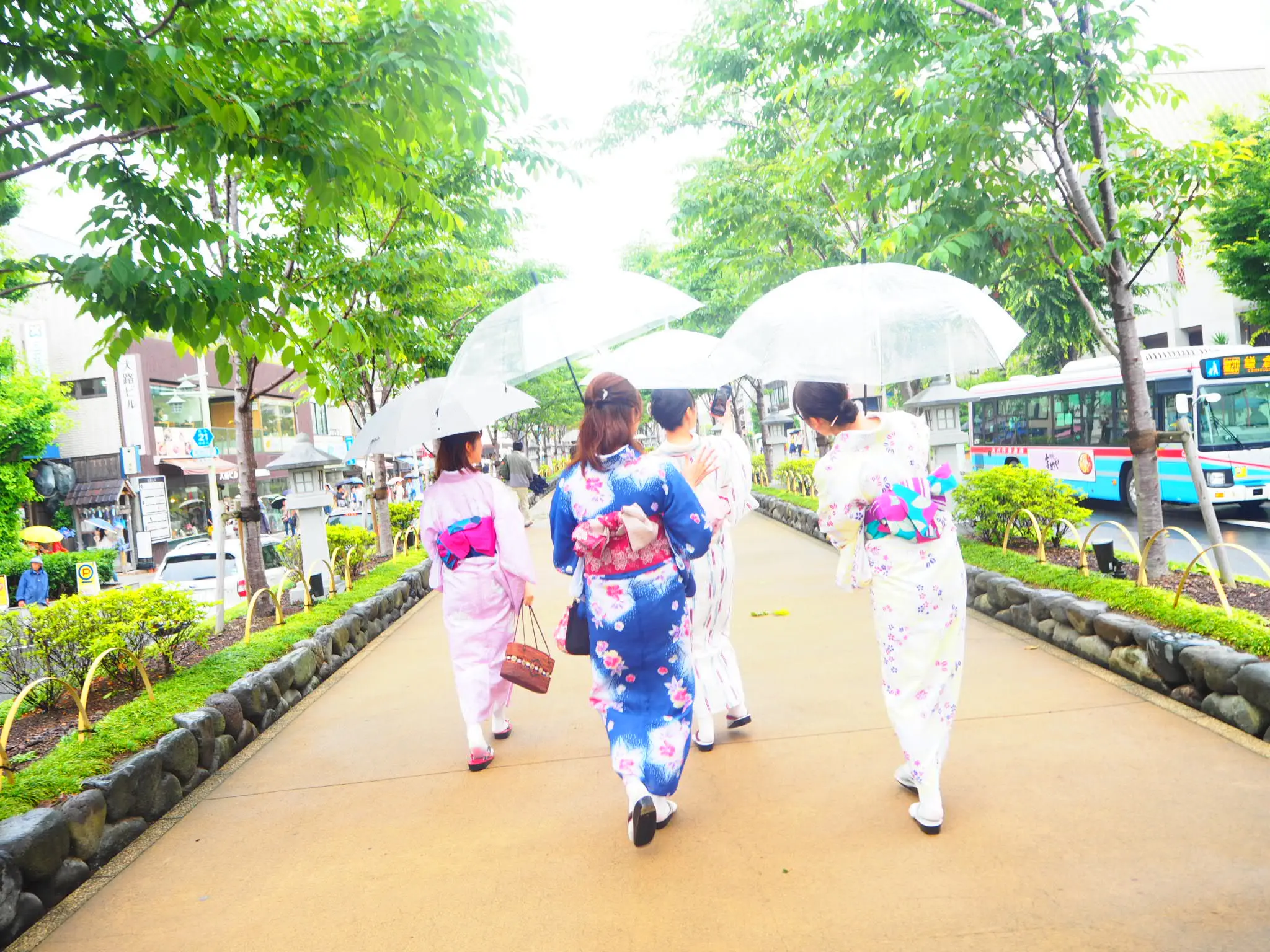 夏着物で鎌倉女子旅♡ 紫陽花がとっても綺麗でした♡_2