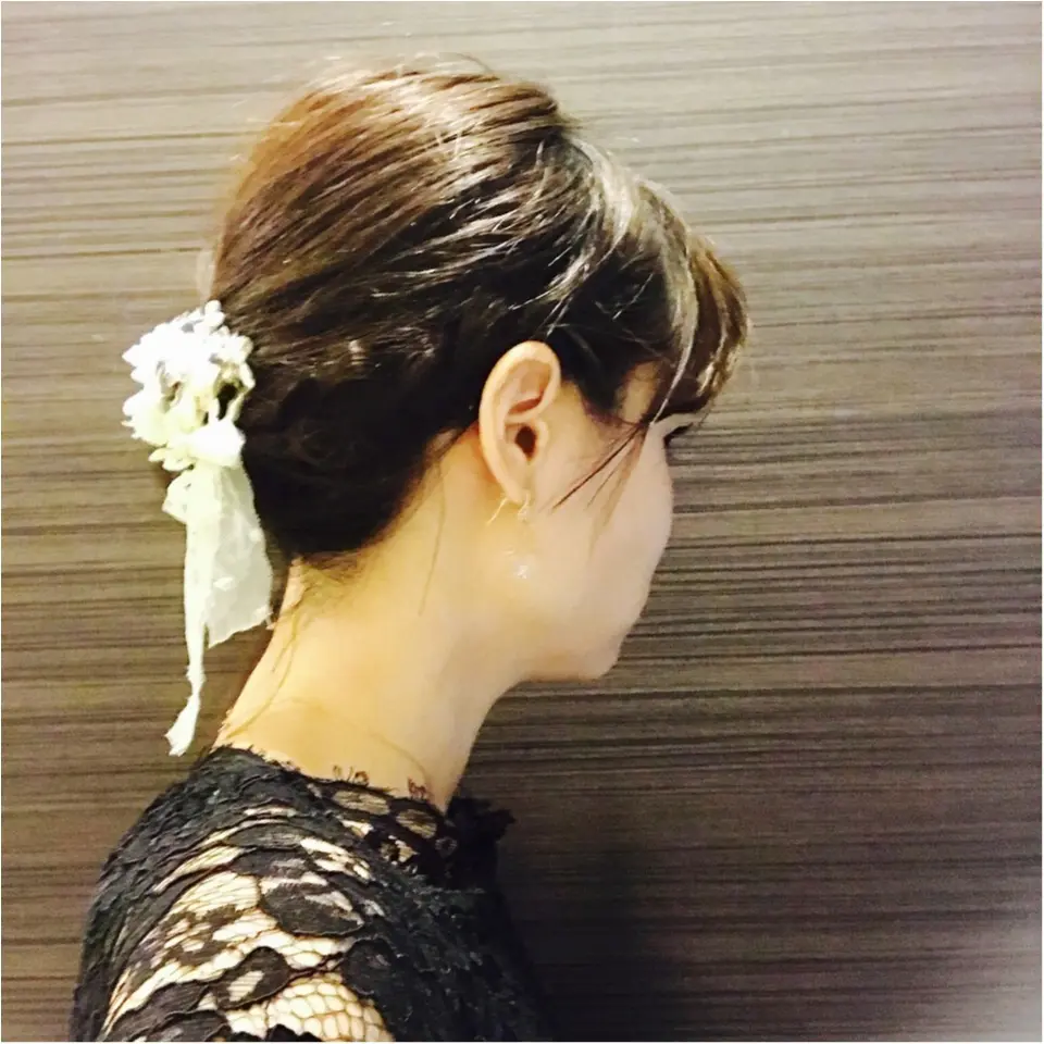 …ஐ || 第二次結婚式ピークのあなたへ || ヘアーはセルフアレンジとその簡単方法を伝授୨୧・* ஐ¨_3