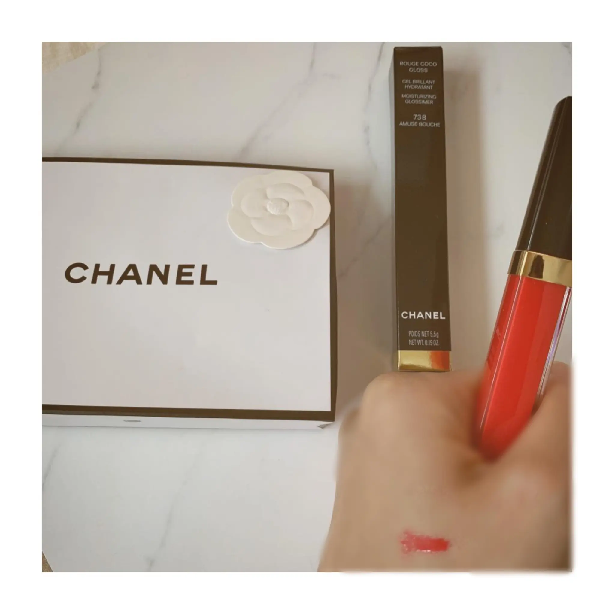 もうすぐボーナス!《自分へのご褒美コスメ❤️》【CHANEL】のルージュココグロスが感動のつけ心地☺︎_2