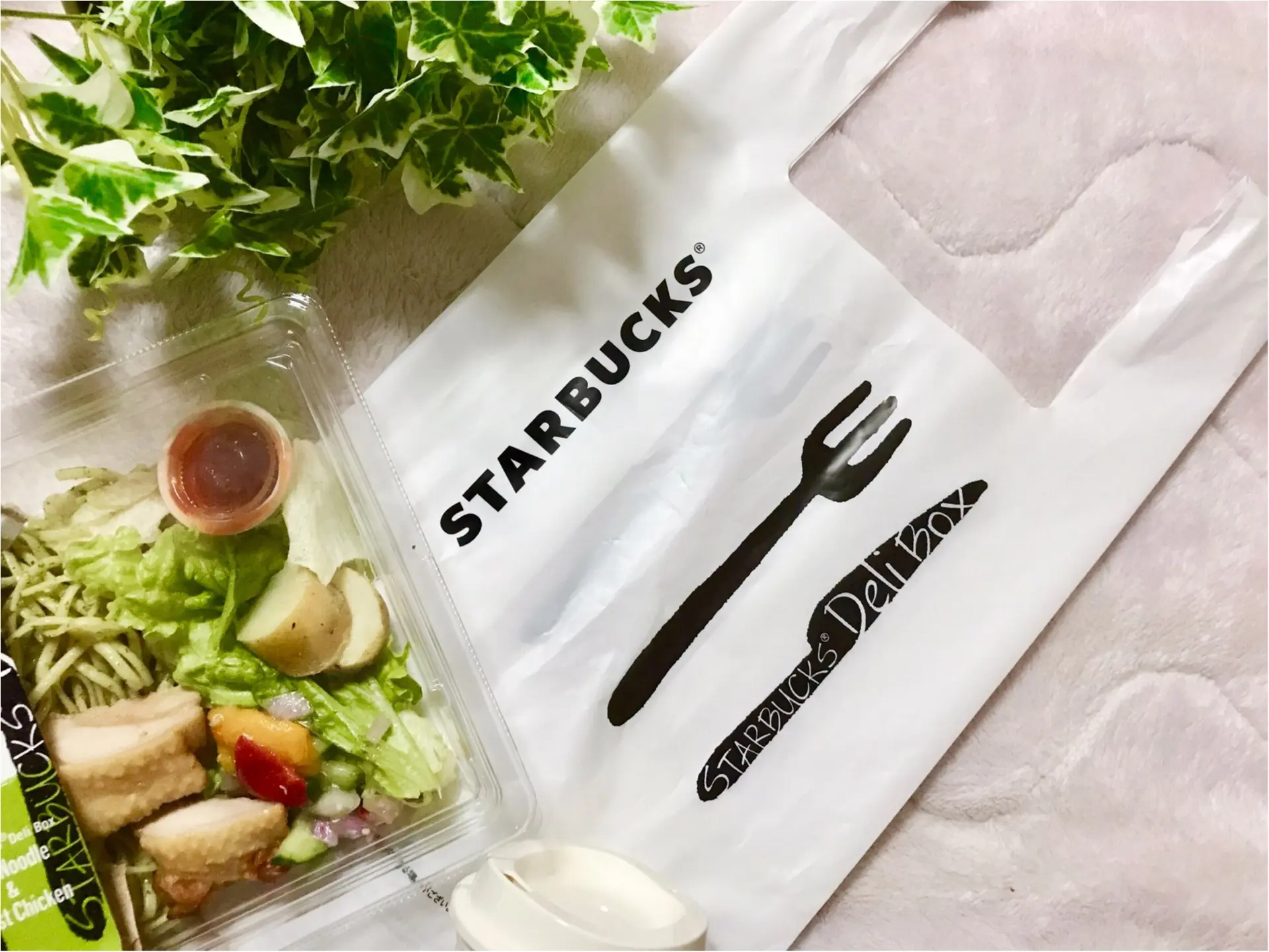 【スタバ】コーヒーだけじゃない!スタバ初!意識高い系ランチ《デリボックス》が本日新発売★肉×野菜×パスタが一度に摂れるボリューム満点ヘルシーデリ♡♡_3