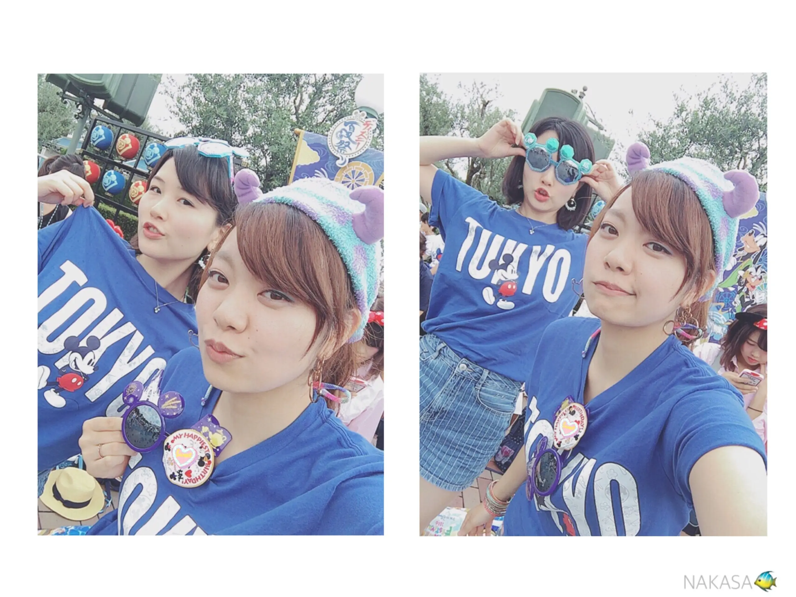 ▷夏だ!!ソイヤ!!【夢の国でまわりと差をつけるおソロコーデ 】夏祭りレポ②_1